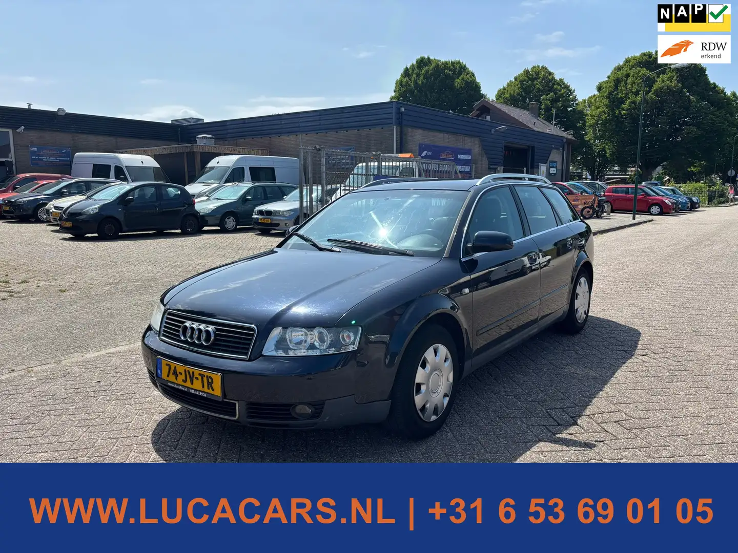 Audi A4 Avant 1.6 Exclusive Blau - 1