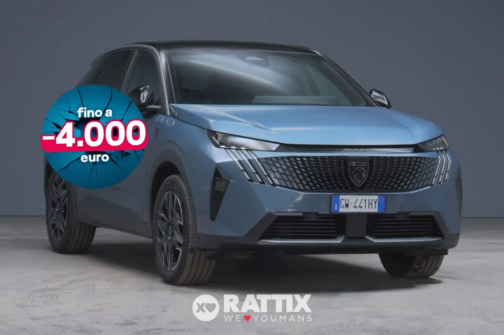 Peugeot 3008 1.2 Hybrid 145CV GT e-DCS6 Blau - 1