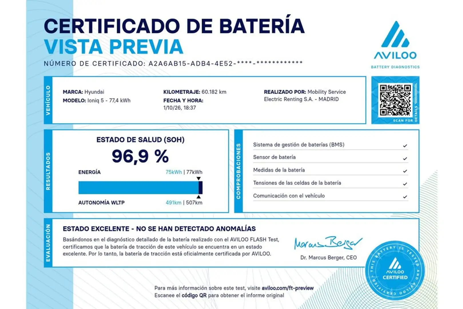 Hyundai IONIQ 5 77KWH 168KW Light RWD Azul - 2
