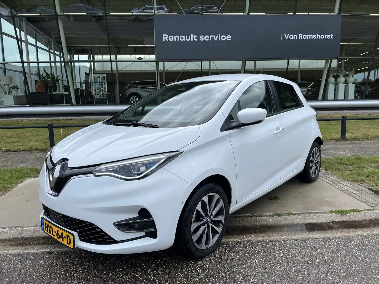 Renault ZOE R135 Intens 52 kWh / (Koopbatterij) / CCS-SNELLADE Wit - 1