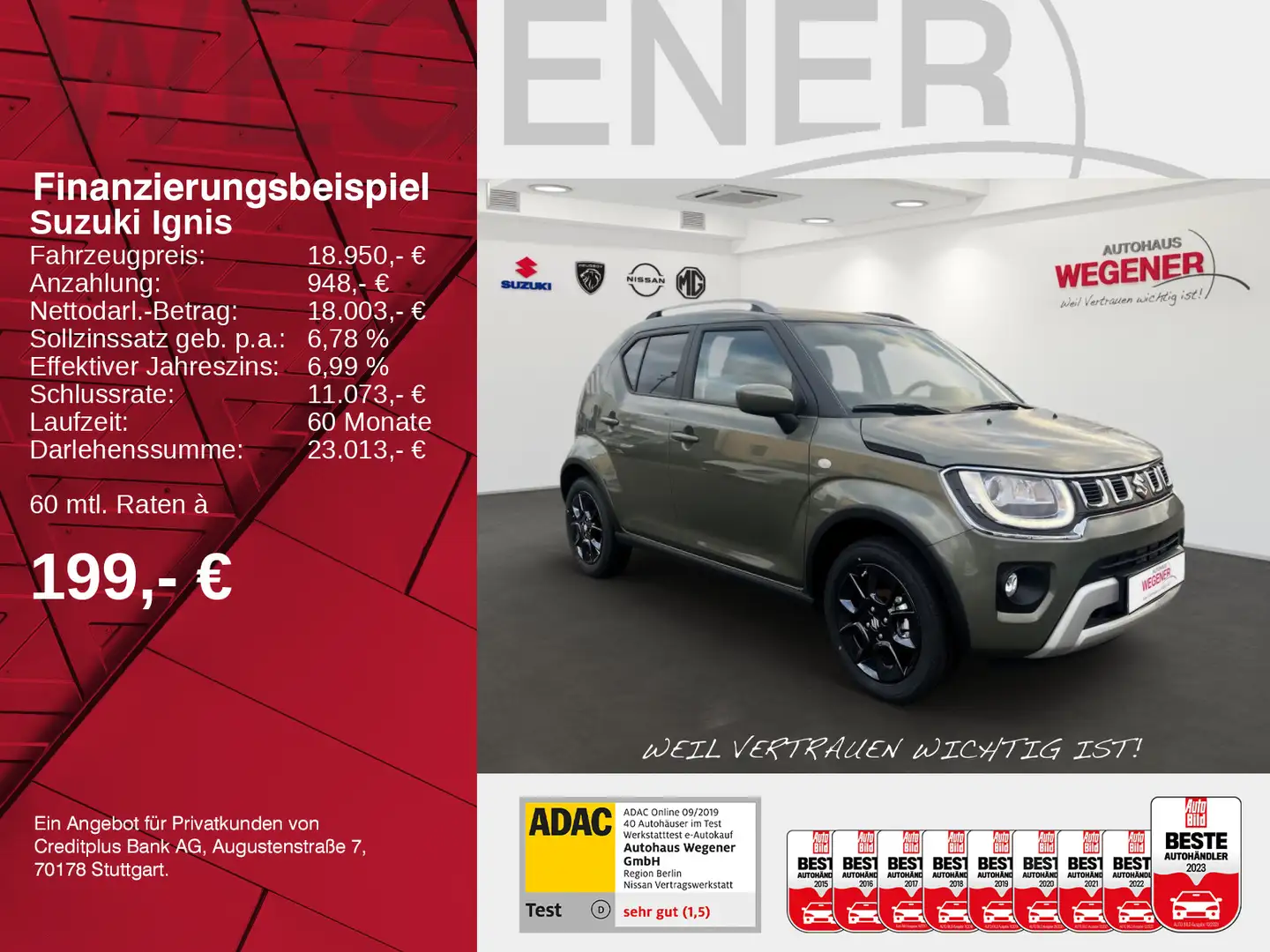 Suzuki Ignis IGNIS COMFORT HYBRID Groen - 2