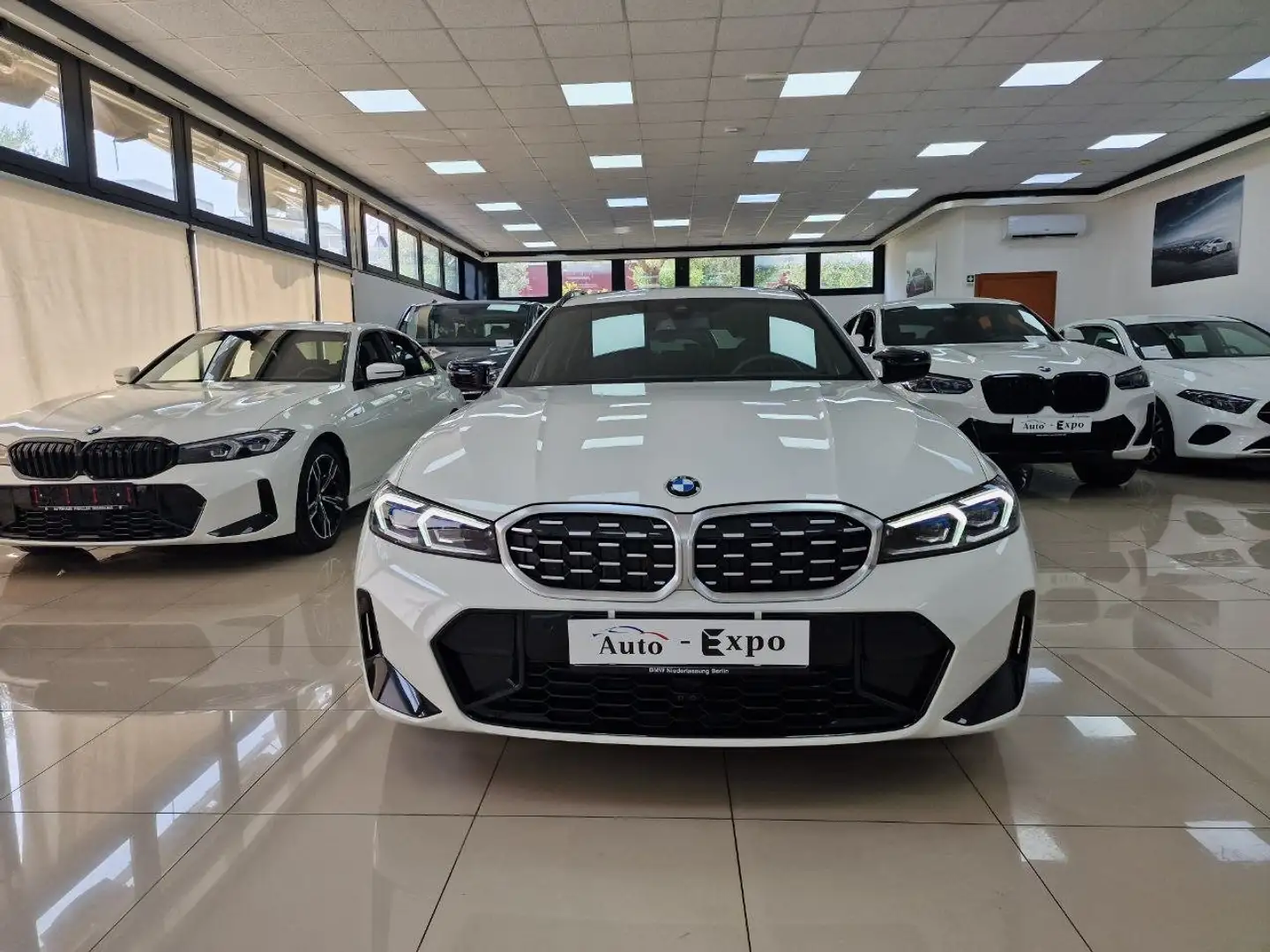 BMW 340 M340i Touring mhev 48V xdrive auto Bianco - 2
