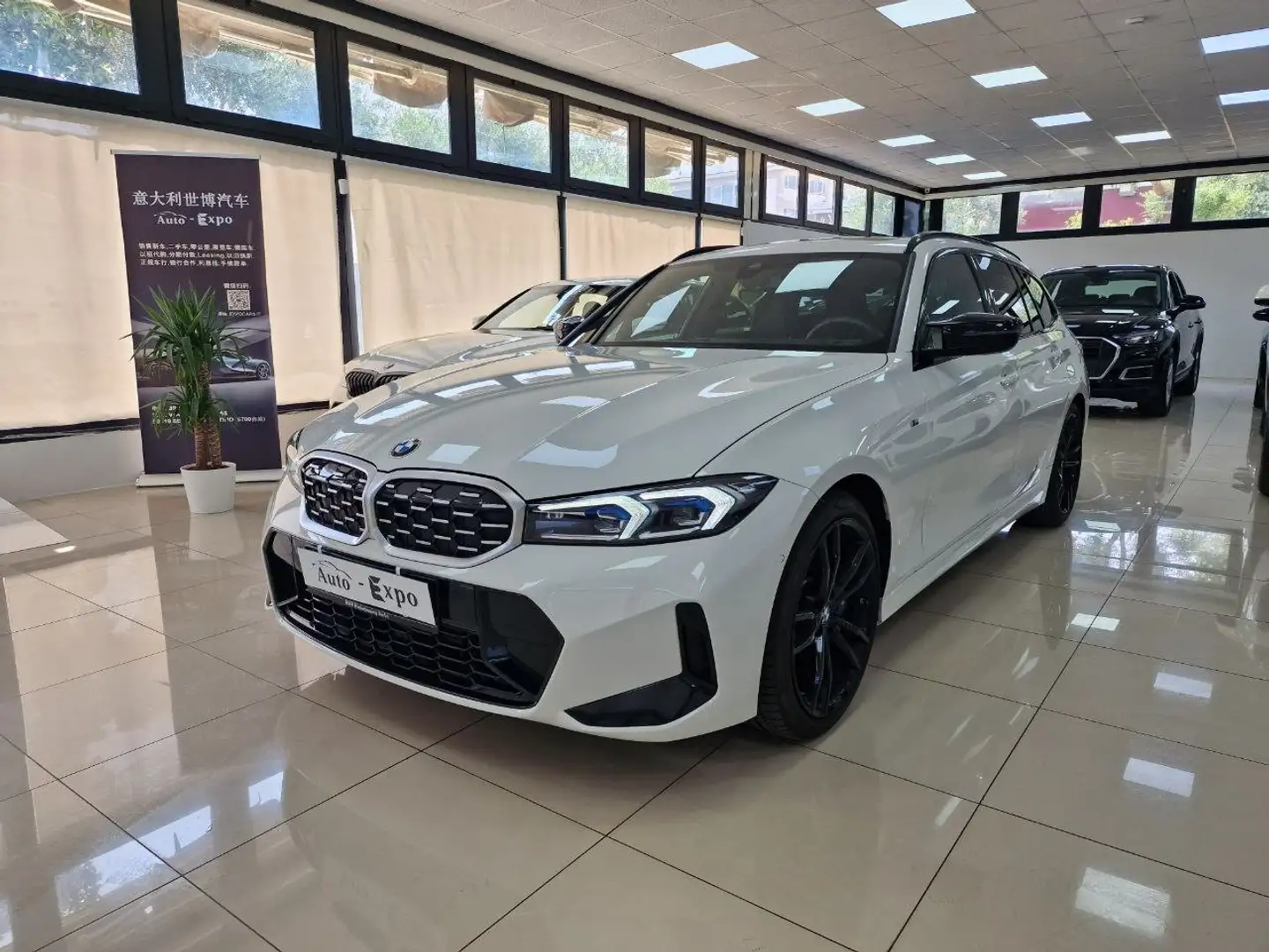 BMW 340 M340i Touring mhev 48V xdrive auto Bianco - 1