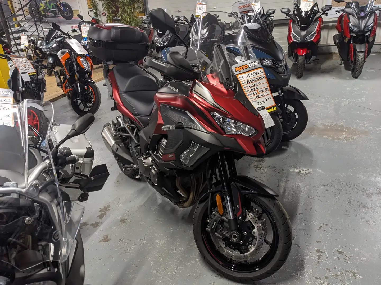 Kawasaki Versys 1000 Červená - 2