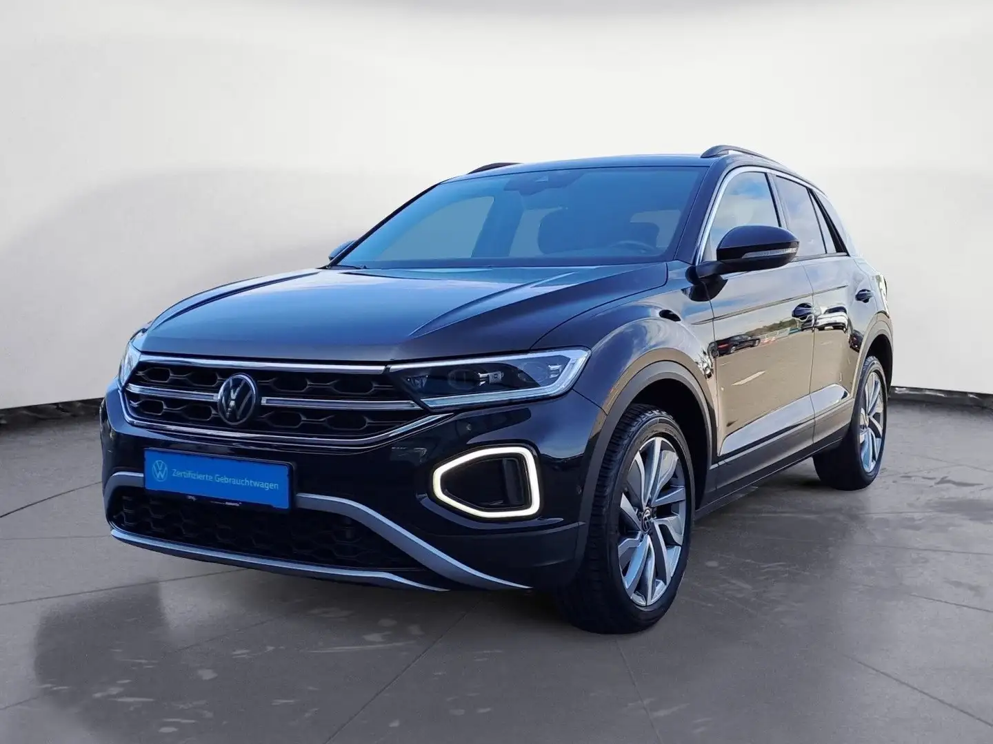 Volkswagen T-Roc 1.5 TSI DSG, AHK, Navi, Assistenzsysteme Schwarz - 2