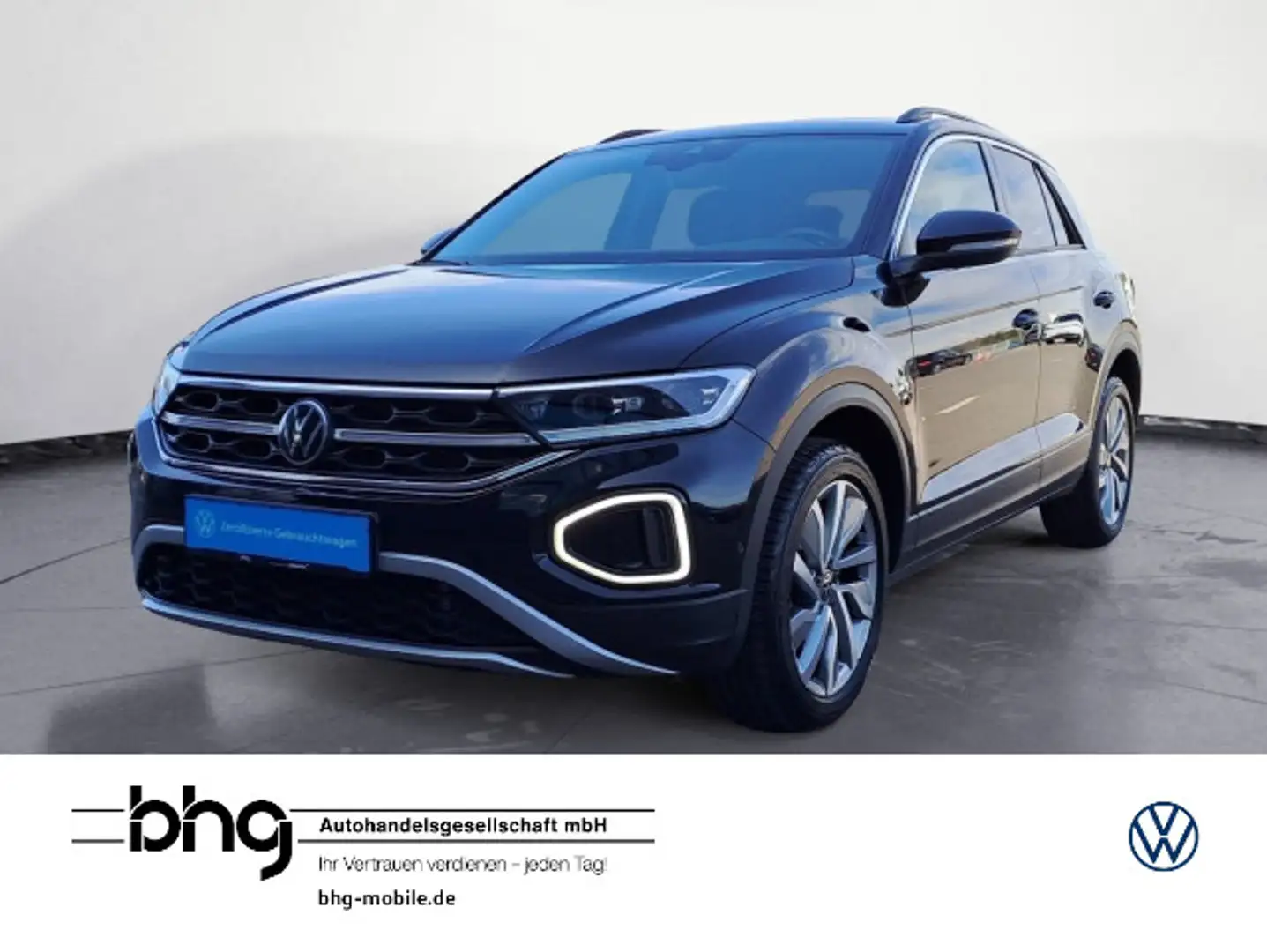 Volkswagen T-Roc 1.5 TSI DSG, AHK, Navi, Assistenzsysteme Schwarz - 1
