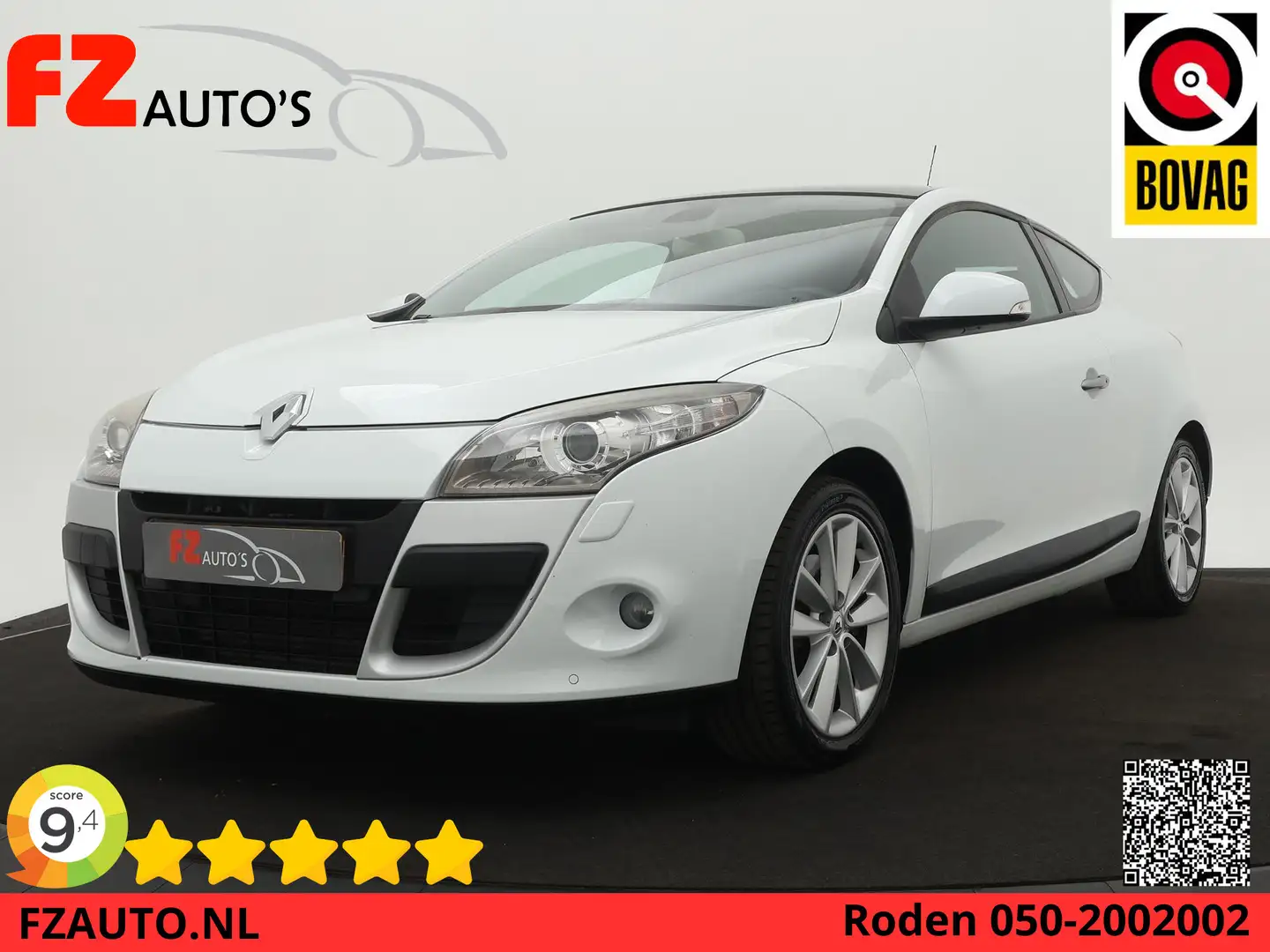 Renault Megane Coupé 2.0 TCe Privilège - Trekhaak - Lm velgen - N Wit - 1
