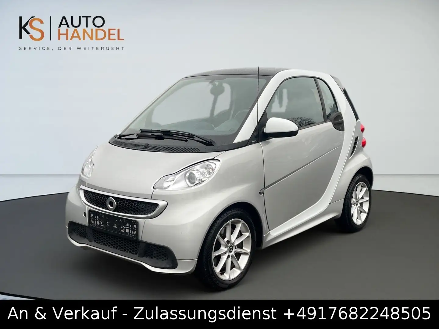 smart forTwo FORTWO SERVO/KLIMA/PANORAMA/GARANTIE/AUTOMATIK Plateado - 1