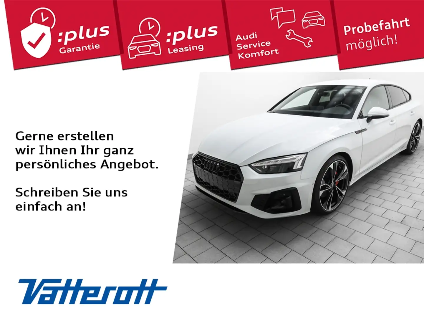 Audi A5 Sportback 40 TDI S line competition edition AHK Weiß - 1