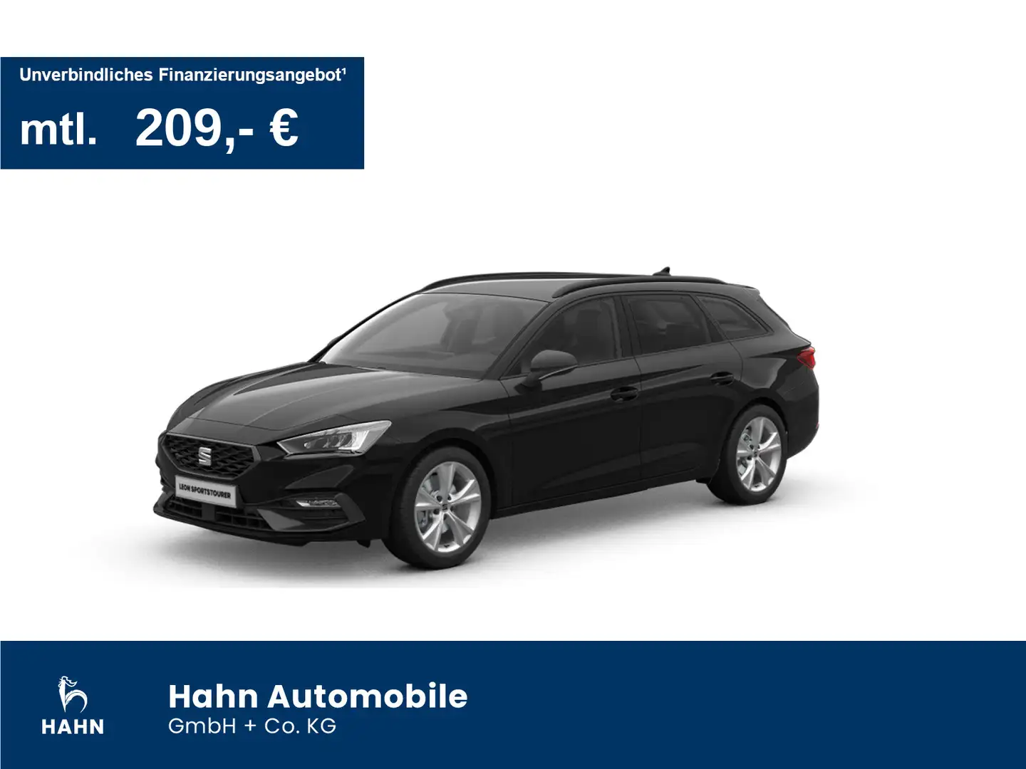 SEAT Leon Sportstourer  1.5eTSI DSG FR LED Navi CAM Noir - 1