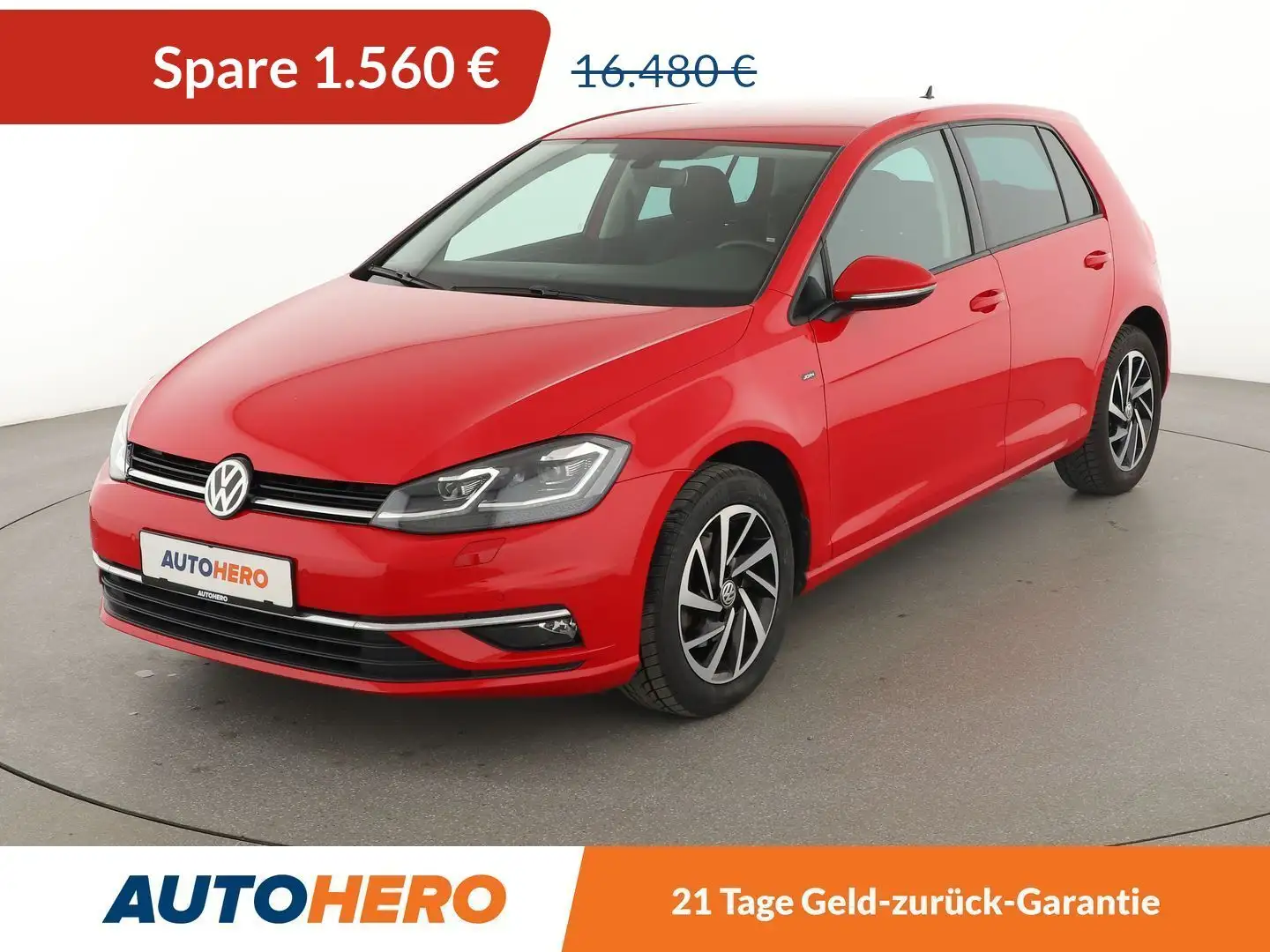 Volkswagen Golf 1.6 TDI Join*NAVI*LED*ACC*CAM*PDC*ALU* Rot - 1