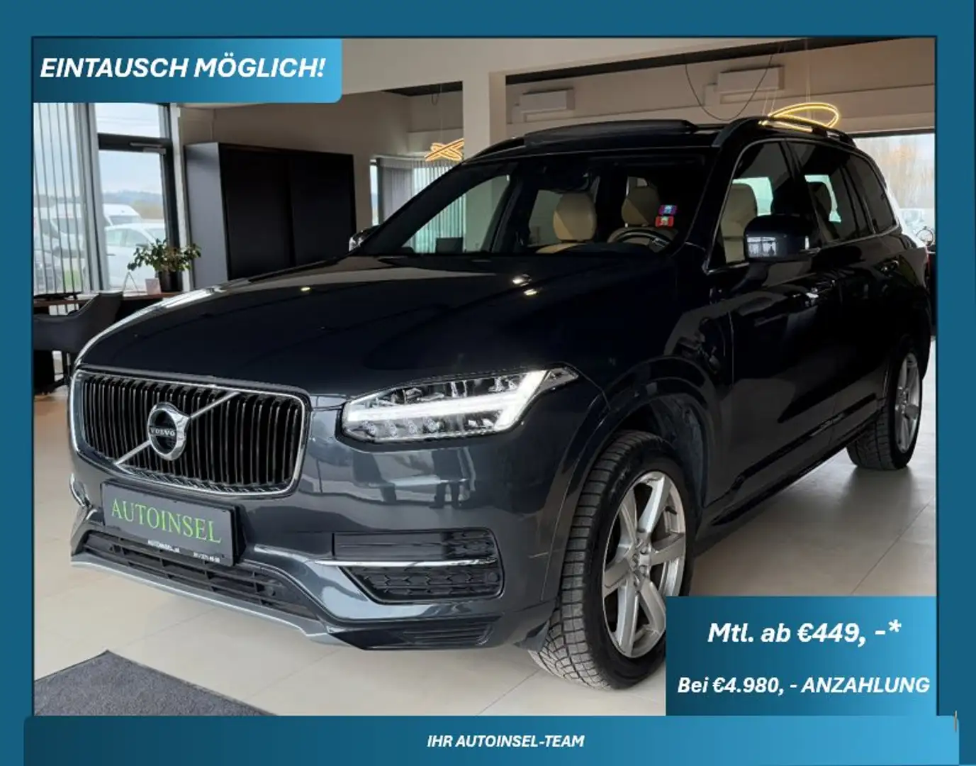 Volvo XC90 PHEV T8 7 Sitze Grau - 1