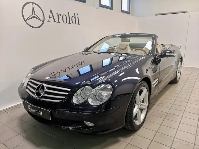 Mercedes-Benz SL 500 BLU MET.+SEDILI VENTILATI+ASI+BOOK SERVICE