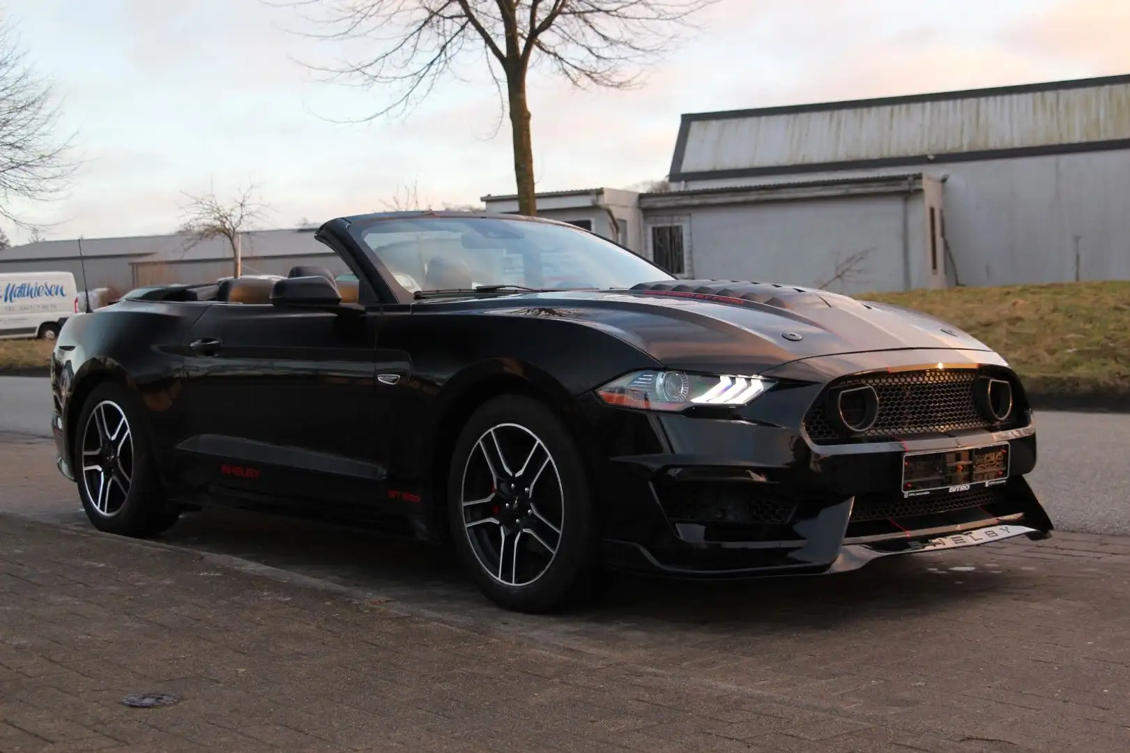 Ford Mustang 2.3 EcoBoost Cabrio Shelby Style/Premium Fekete - 2