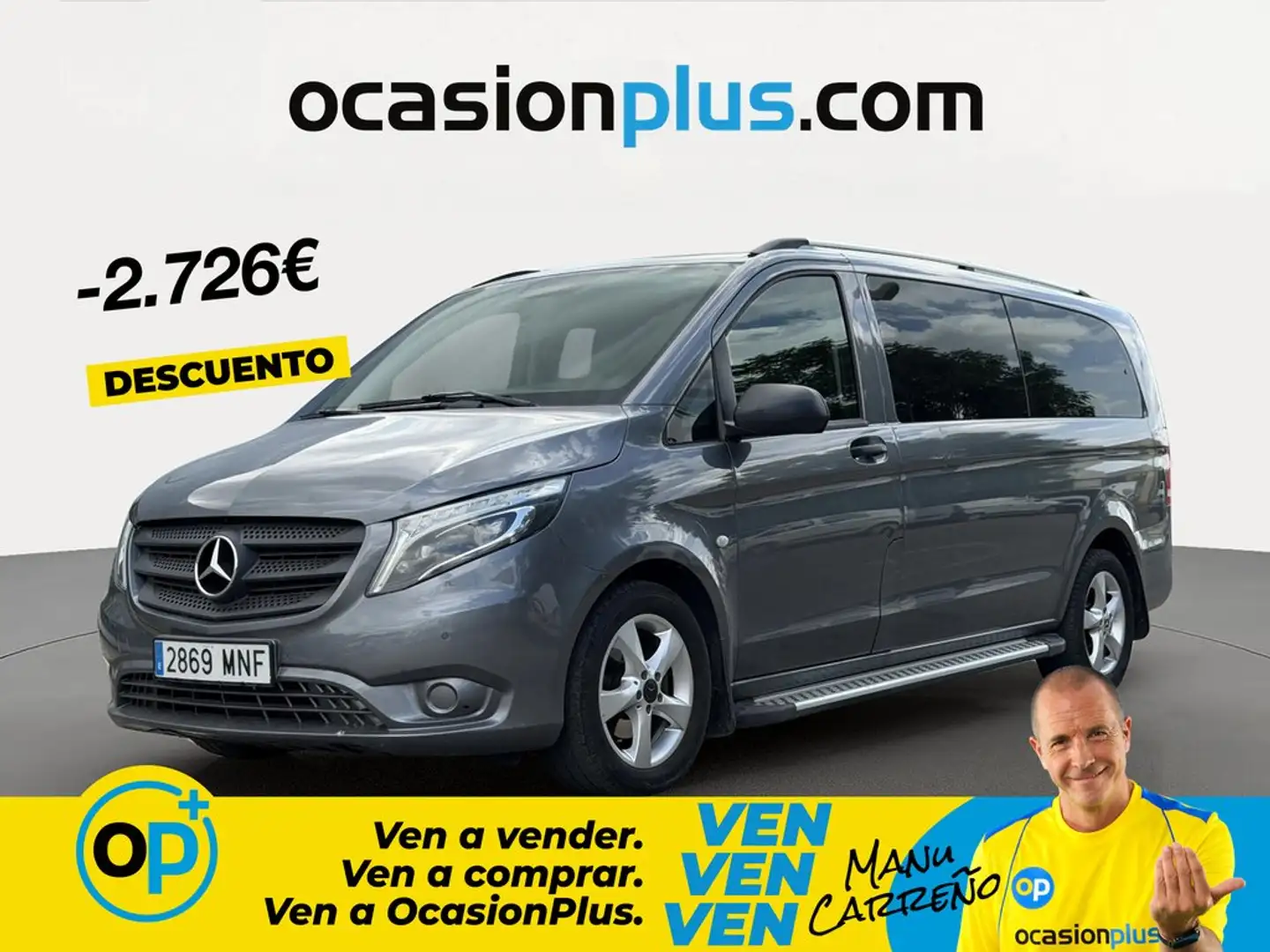 Mercedes-Benz Vito Tourer 116 CDI Select Extralarga Gris - 1