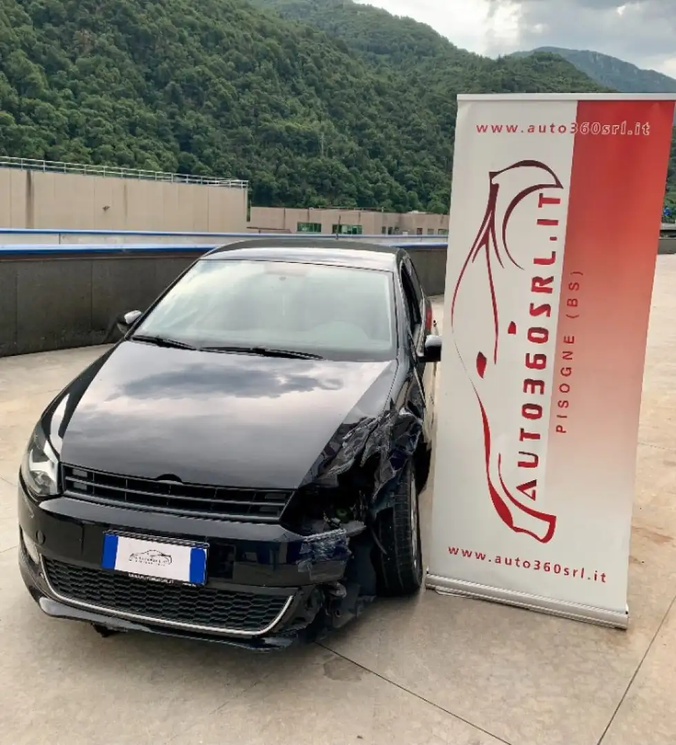 Volkswagen Polo 1.6 TDI 90CV DPF 5 porte INCIDENTATA Zwart - 1