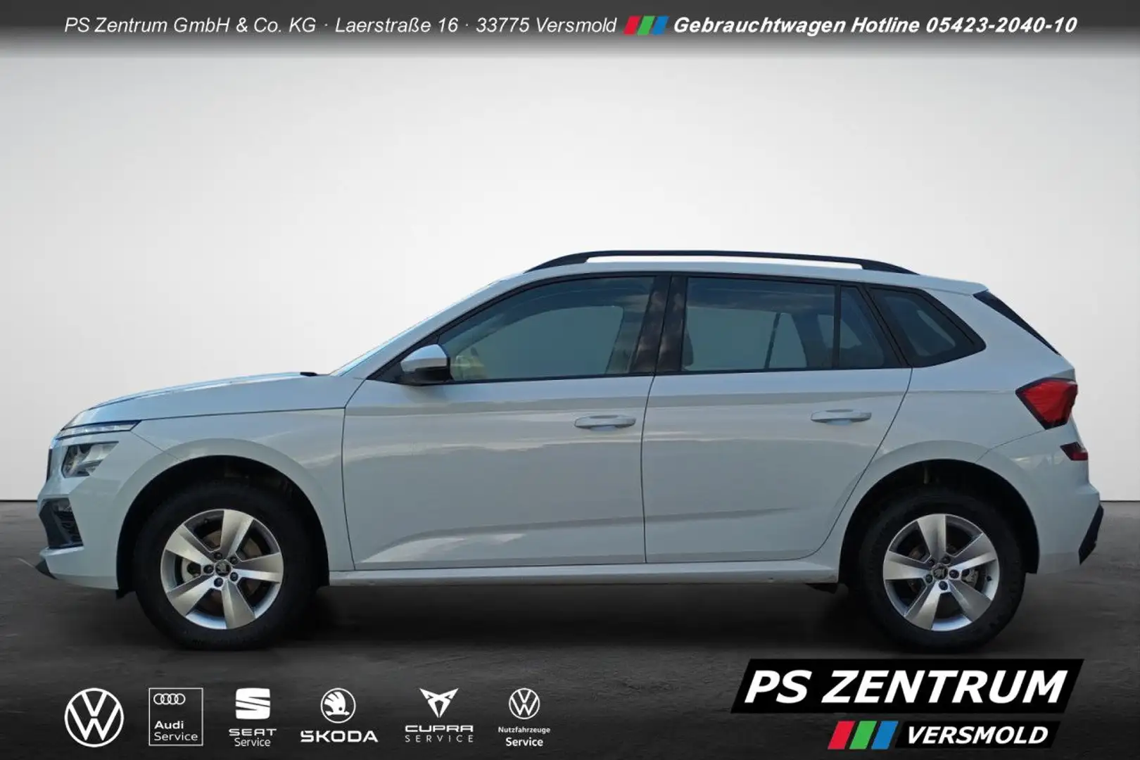 Skoda Kamiq 1.0 TSI Selection DSG LED, RFK, NAVI-APP Weiß - 2