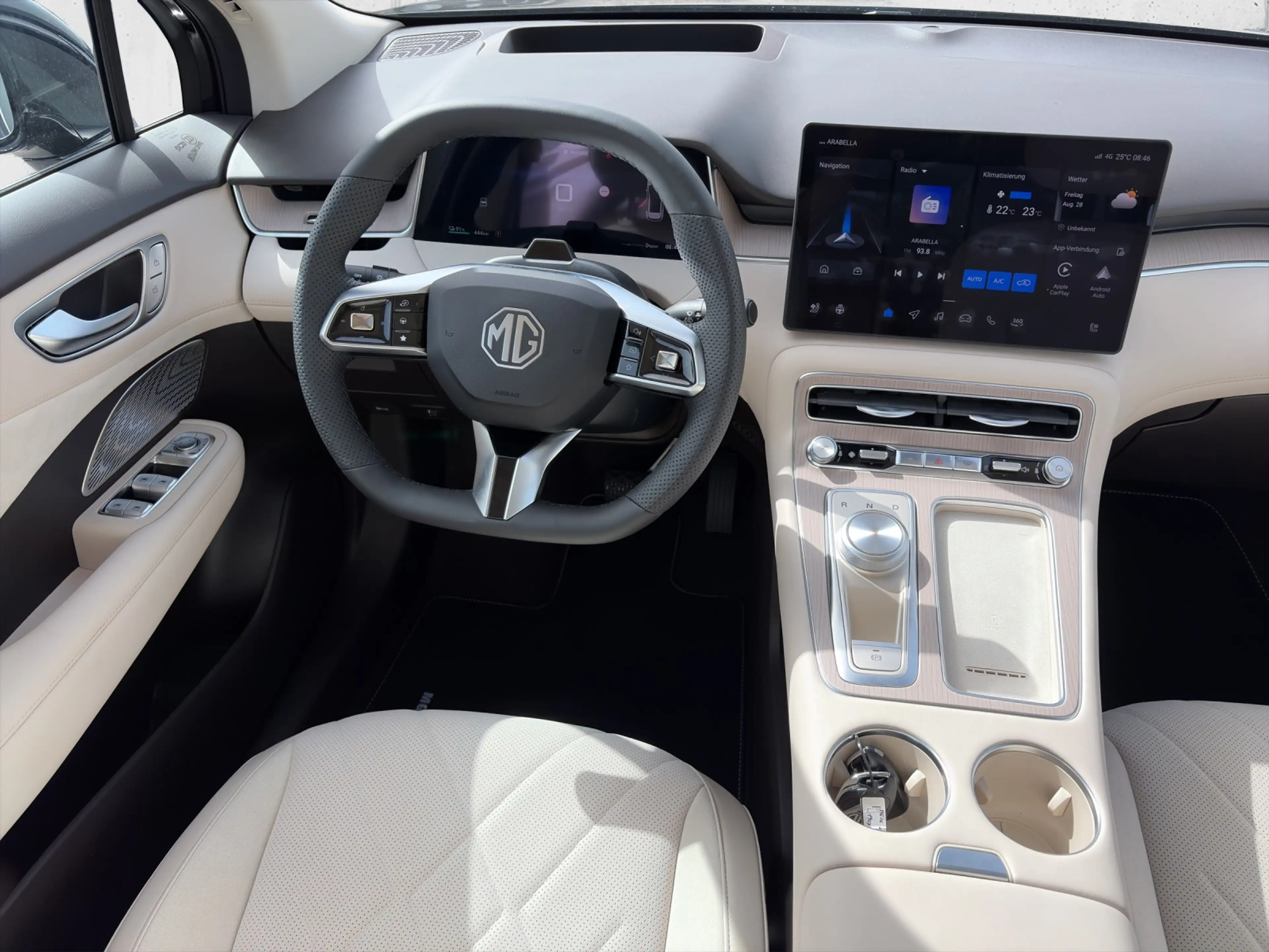 MG MGS6 EV MG S6 EV Luxury 2WD 77 kWh 530 km - Leder beige — photo 8