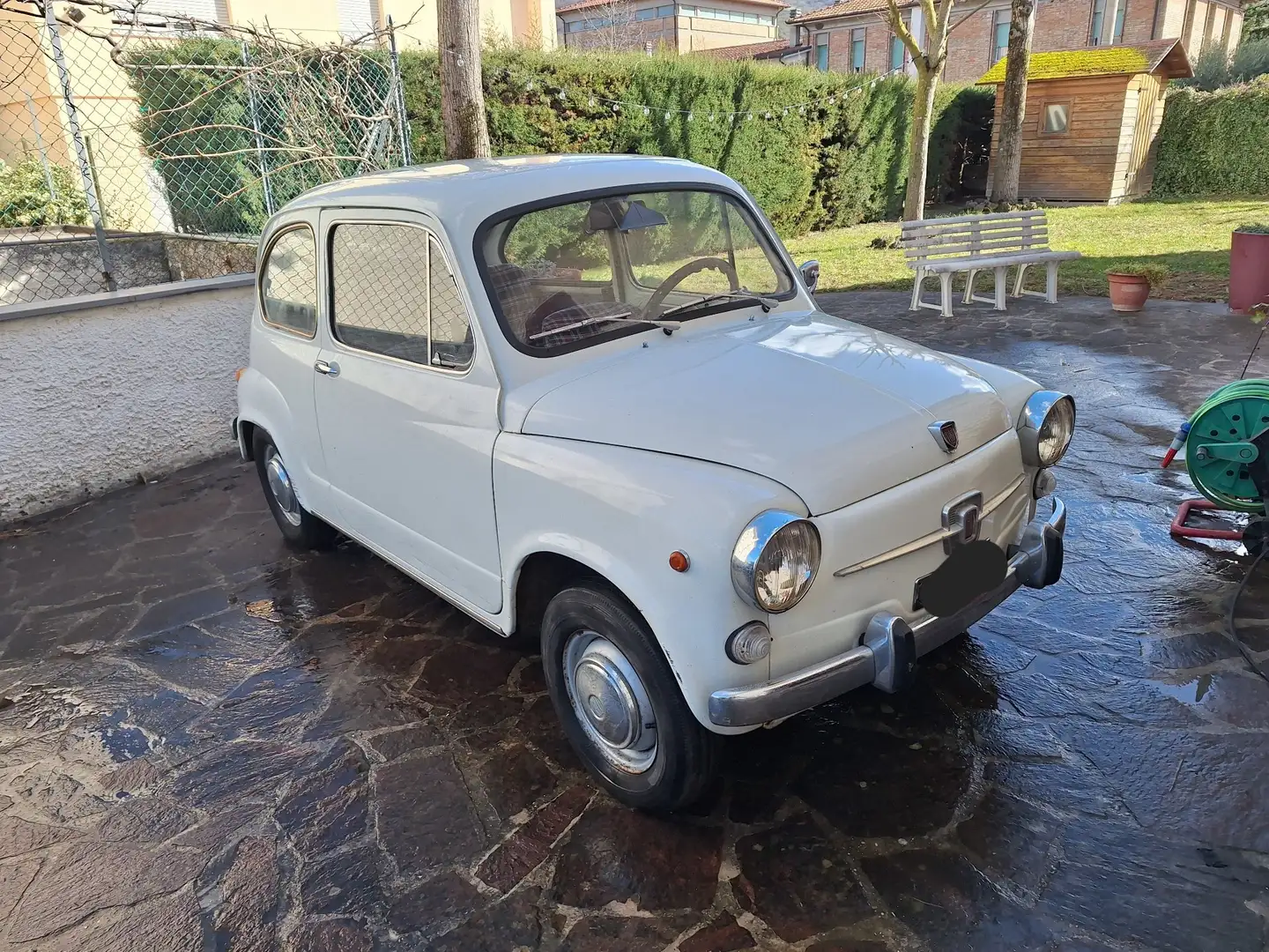 Fiat 600 D Blanc - 1