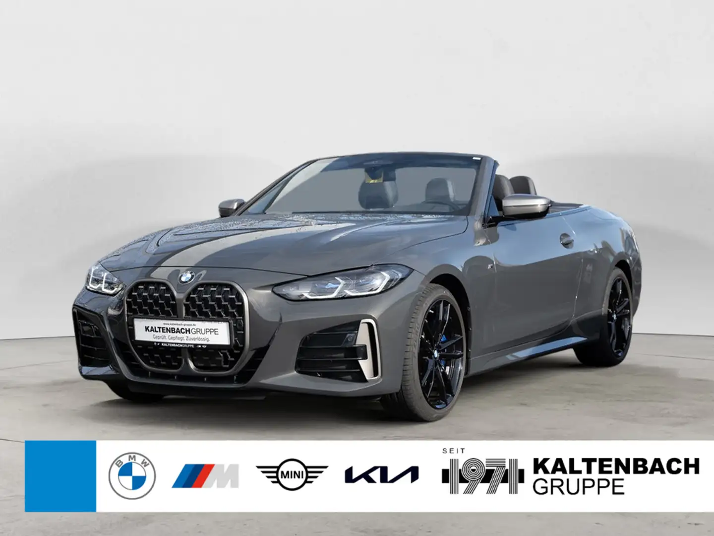 BMW 440 Mi Cabrio xDrive HUD LASER LED ACC NAVI Grau - 1