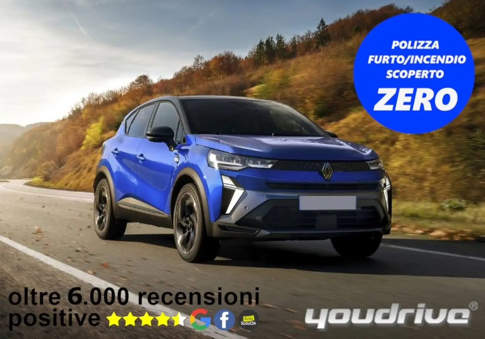 Renault Captur TCe 90 CV Evolution KM0 Blu/Azzurro - 1