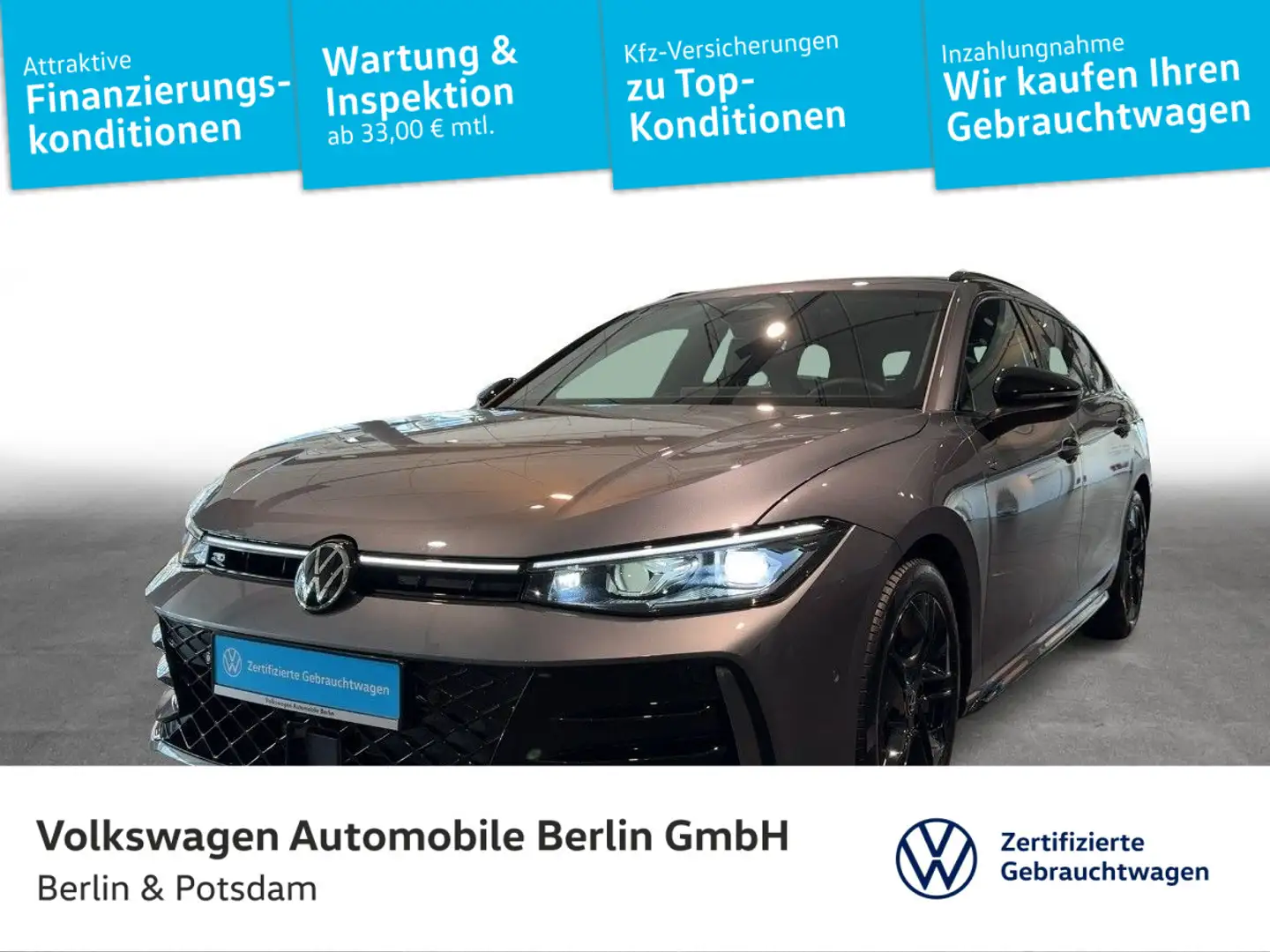 Volkswagen Passat Variant 2.0TDI DSG R-Line 4x4 H&K AHK Grau - 1