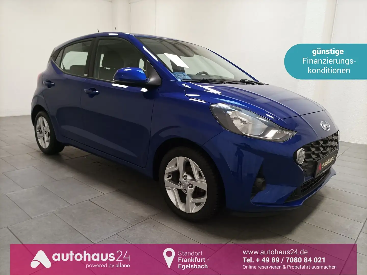 Hyundai i10 1.0 Trend Carplay|PDC|Sitzhzg.|DAB Bleu - 1