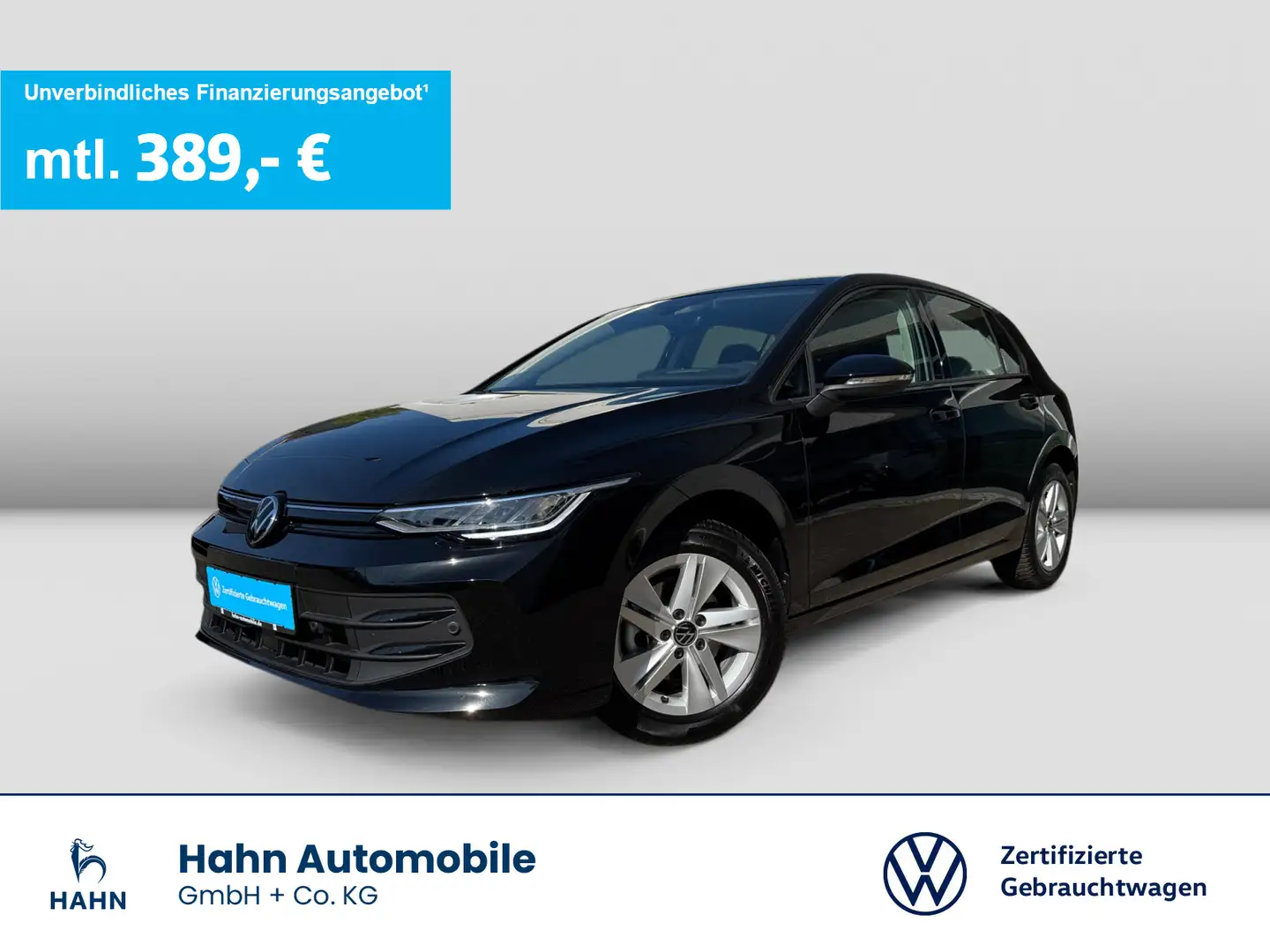 Volkswagen Golf VIII 1.5eTSI DSG Life Nav LED Keyle Climatr Schwarz - 1