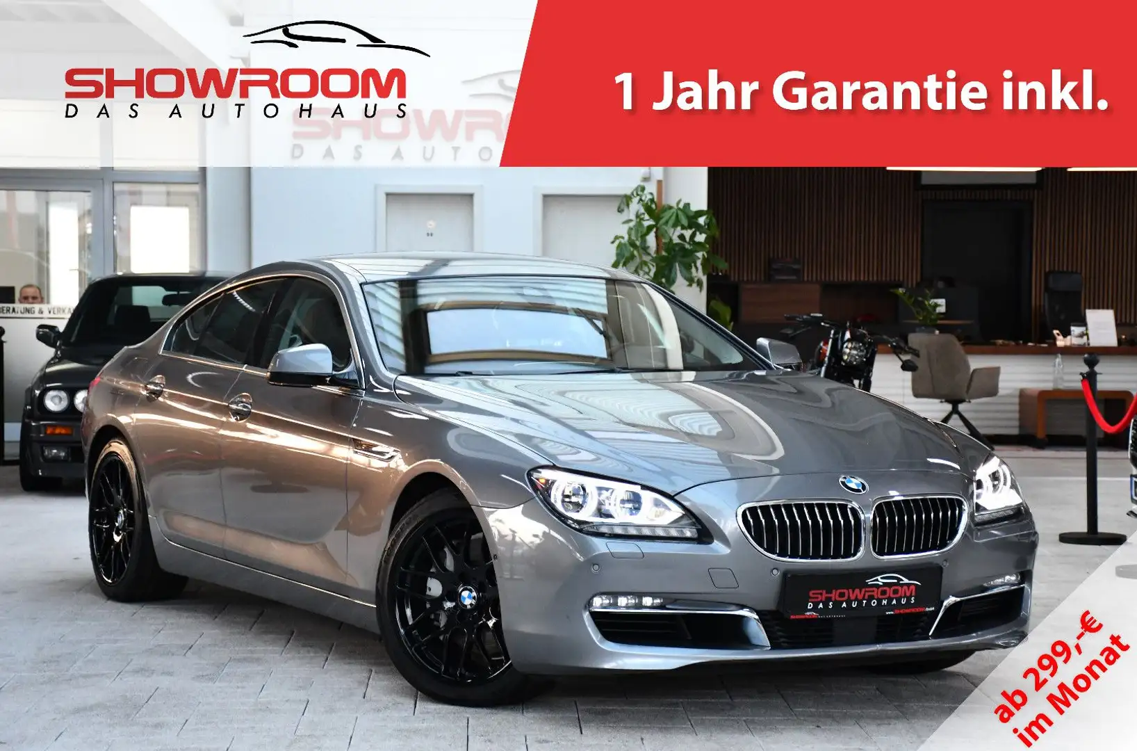 BMW 640 640i GranCoupe 360° Led HUD SoftClose ACC DE-Fzg Grau - 1
