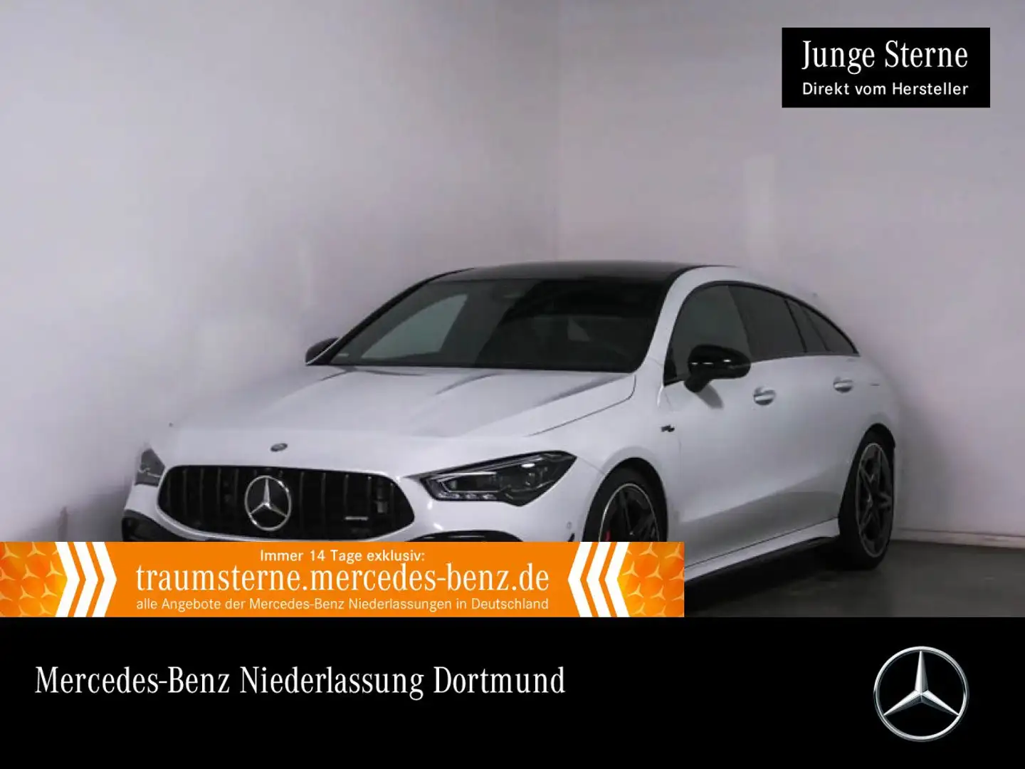 Mercedes-Benz CLA 35 AMG CLA 35 4M AMG+PANO+360°+MULTIBEAM+BURMESTER+TOTW Weiß - 1