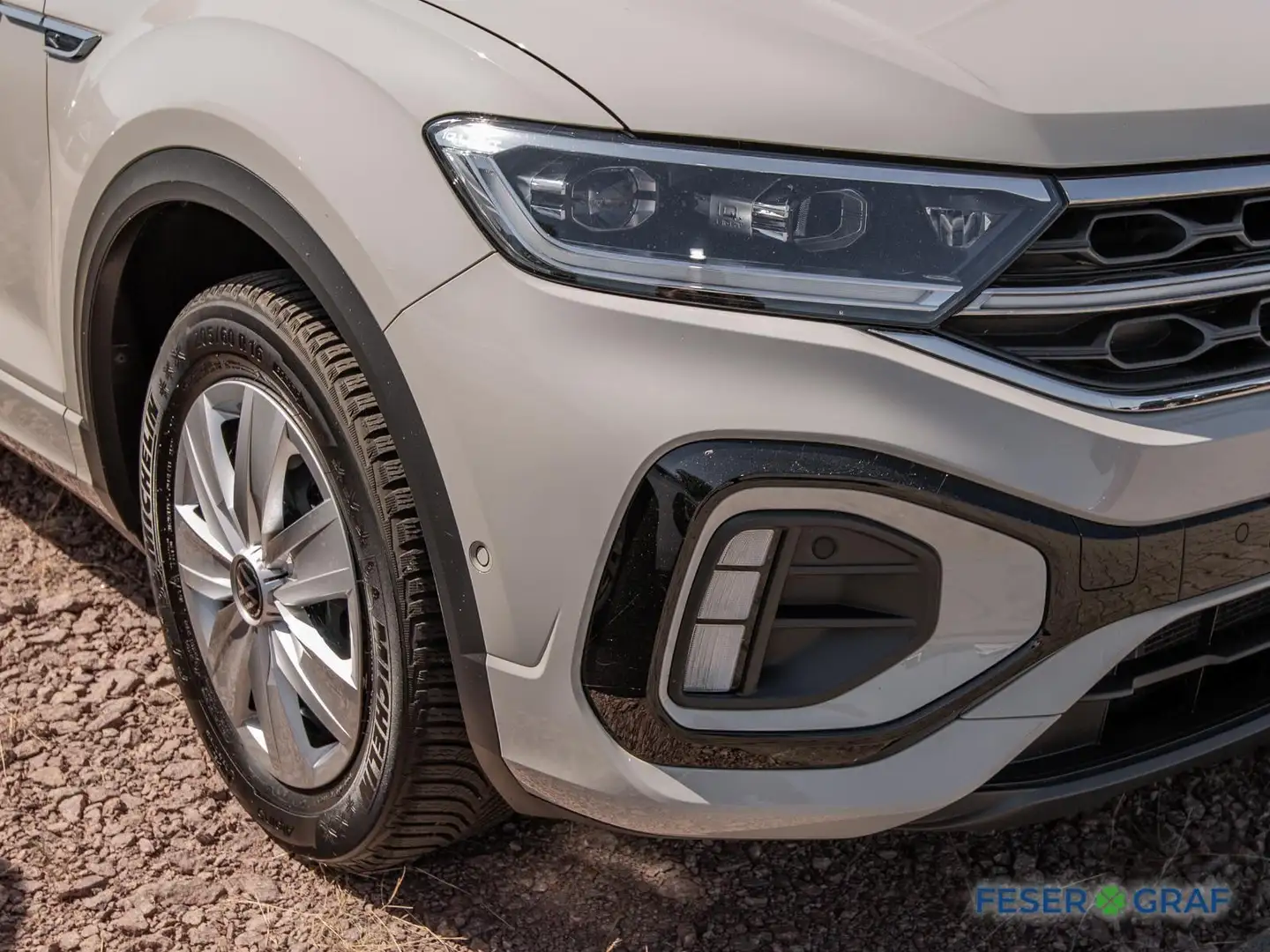 Volkswagen T-Roc 1.5 TSI R-Line Fahrschulwagen/Matrix/ACC/AHK/Navi Gris - 2