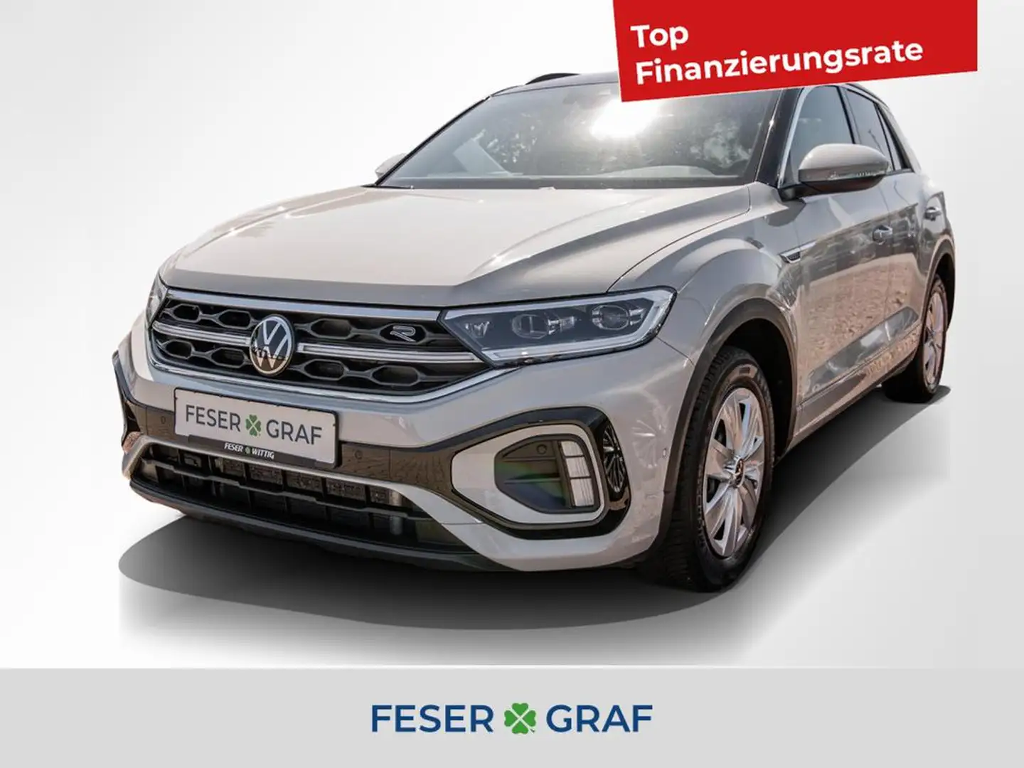 Volkswagen T-Roc 1.5 TSI R-Line Fahrschulwagen/Matrix/ACC/AHK/Navi Gris - 1