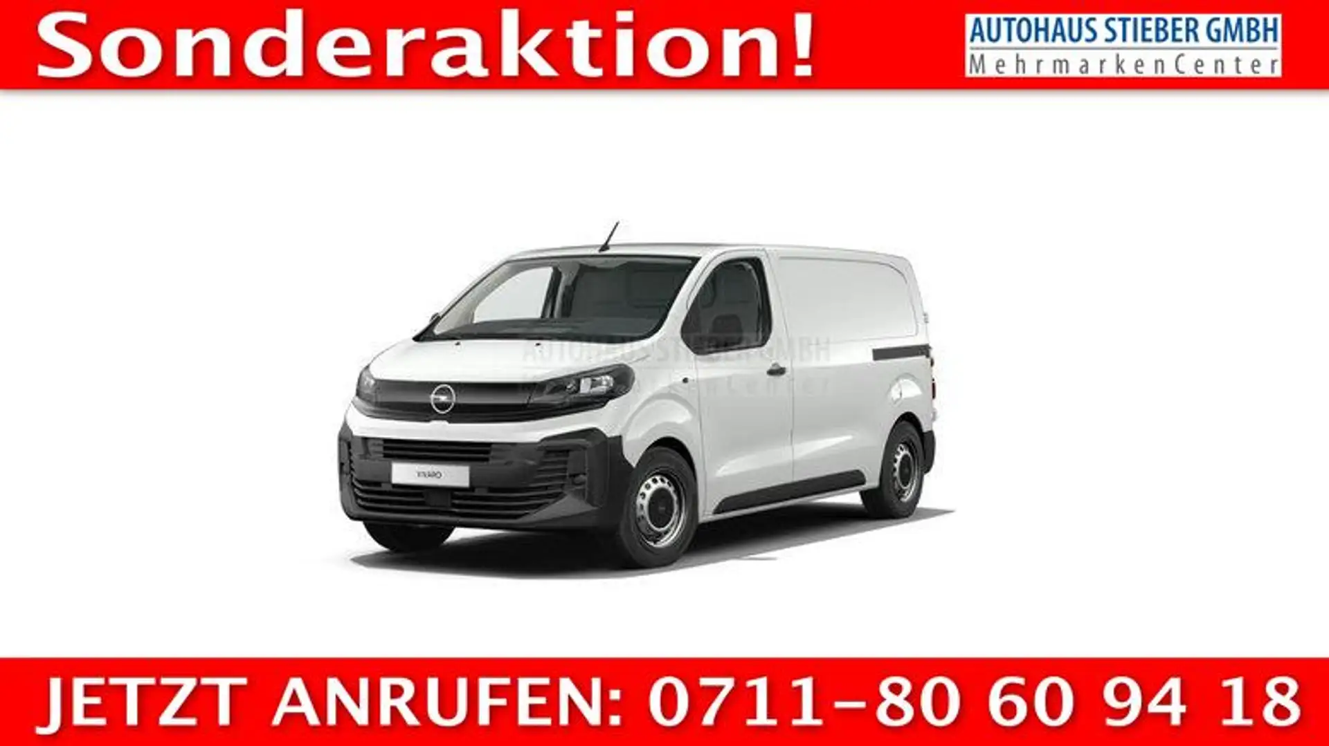 Opel Vivaro Kastenwagen Standard 1.5 BlueHDi 120 Stop&Start... Weiß - 1