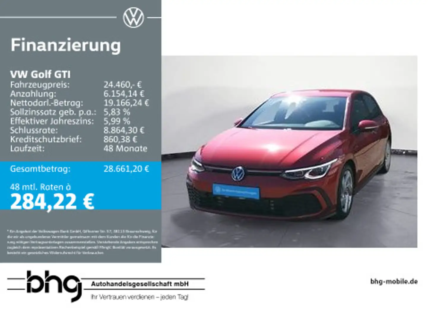 Volkswagen Golf GTI 2.0 TSI #App-Connect #LED-Plus Rouge - 1