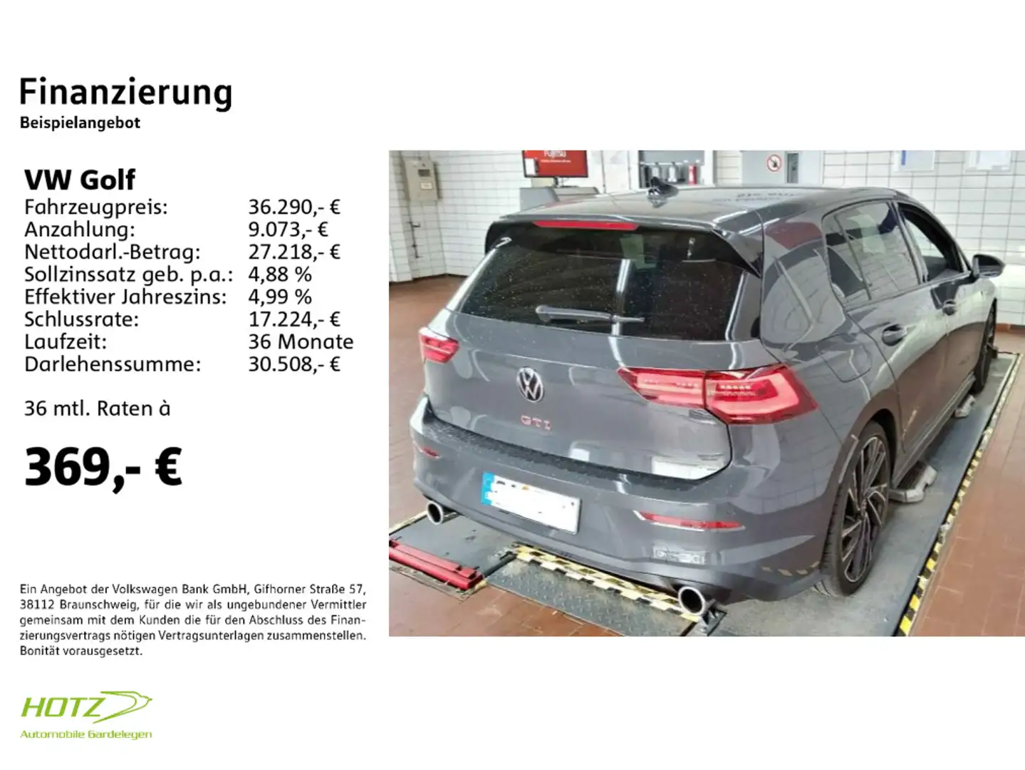 Volkswagen Golf GTI Golf VIII 2.0 TSI DSG GTI Grau - 2