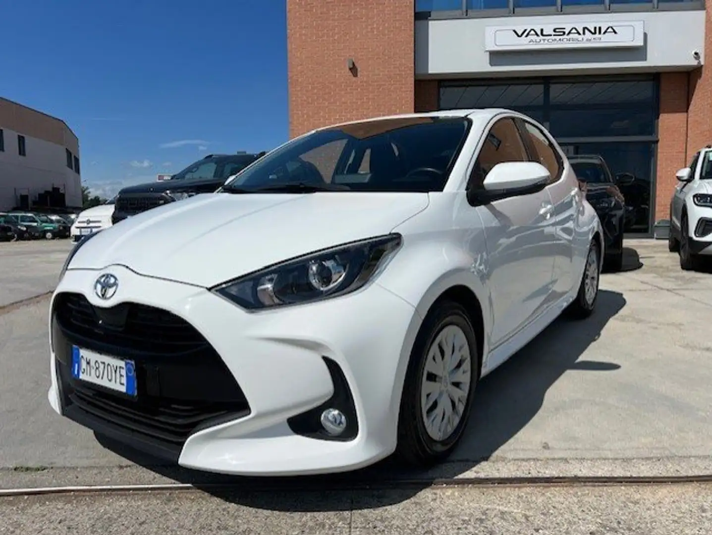 Toyota Yaris 1.0 5 porte Business Blanc - 1
