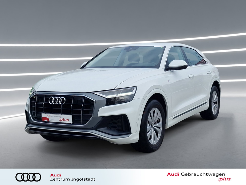 Audi Q8 55 TFSI e qu S line AHK Luftfahrw. Leder Kam.