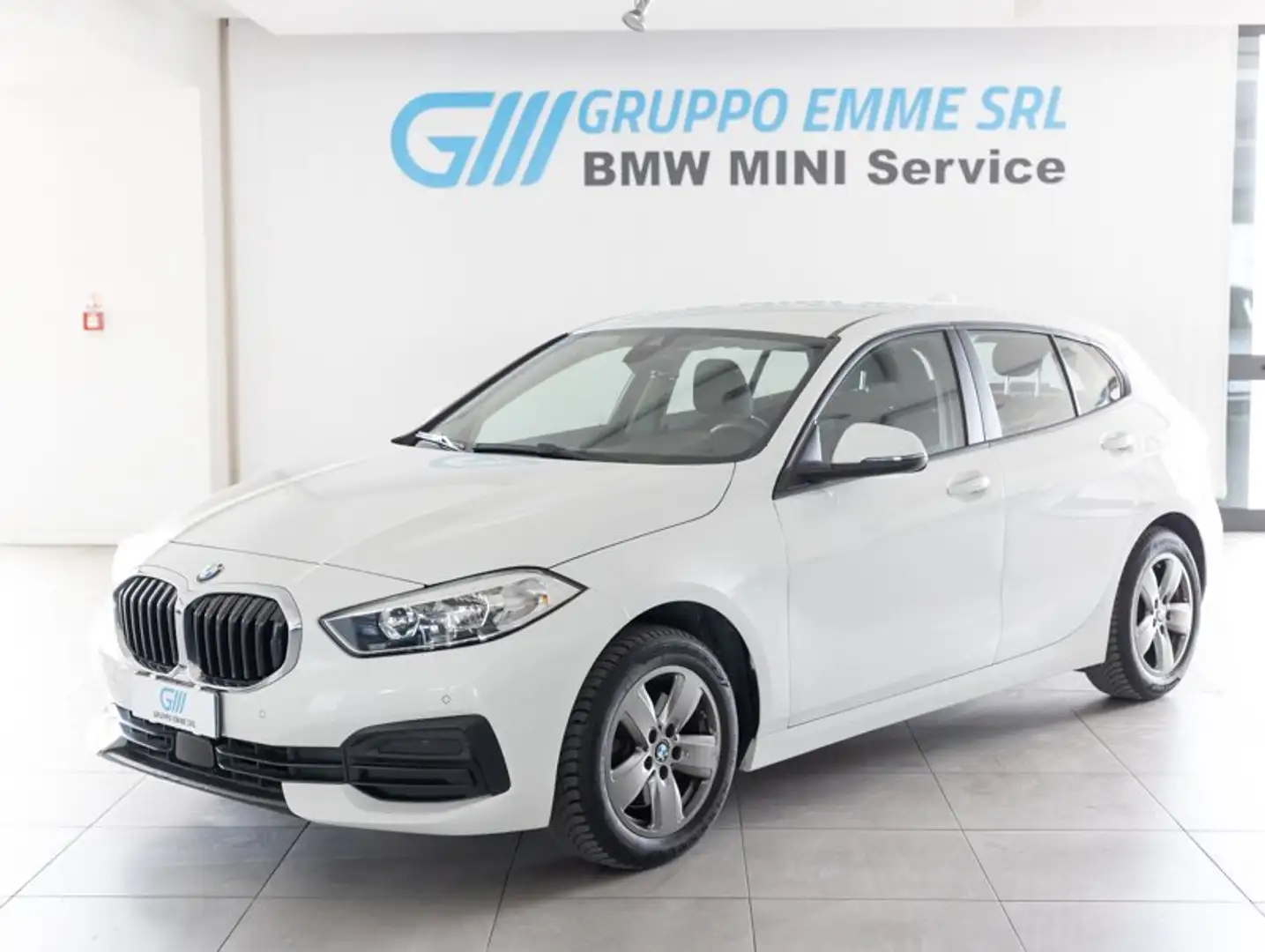 BMW 116 Serie 1 F40 116d Advantage auto Bianco - 1