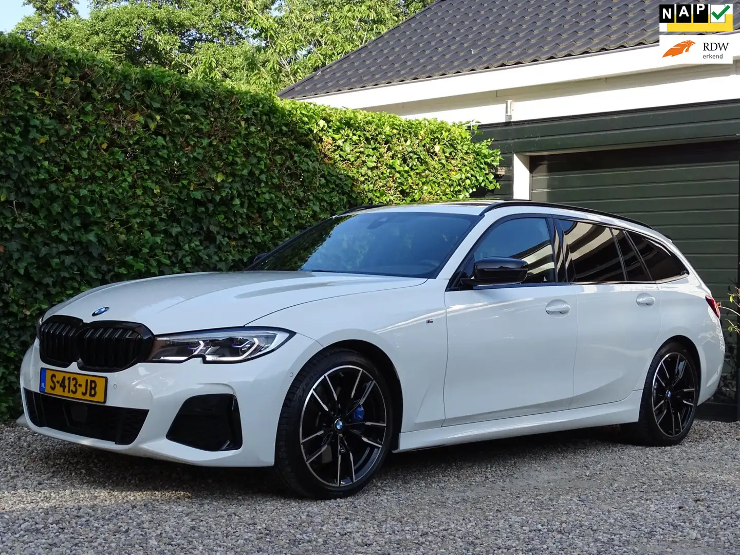 BMW 340 3-serie Touring M340 XDrive High Executive | 340PK Blanc - 1