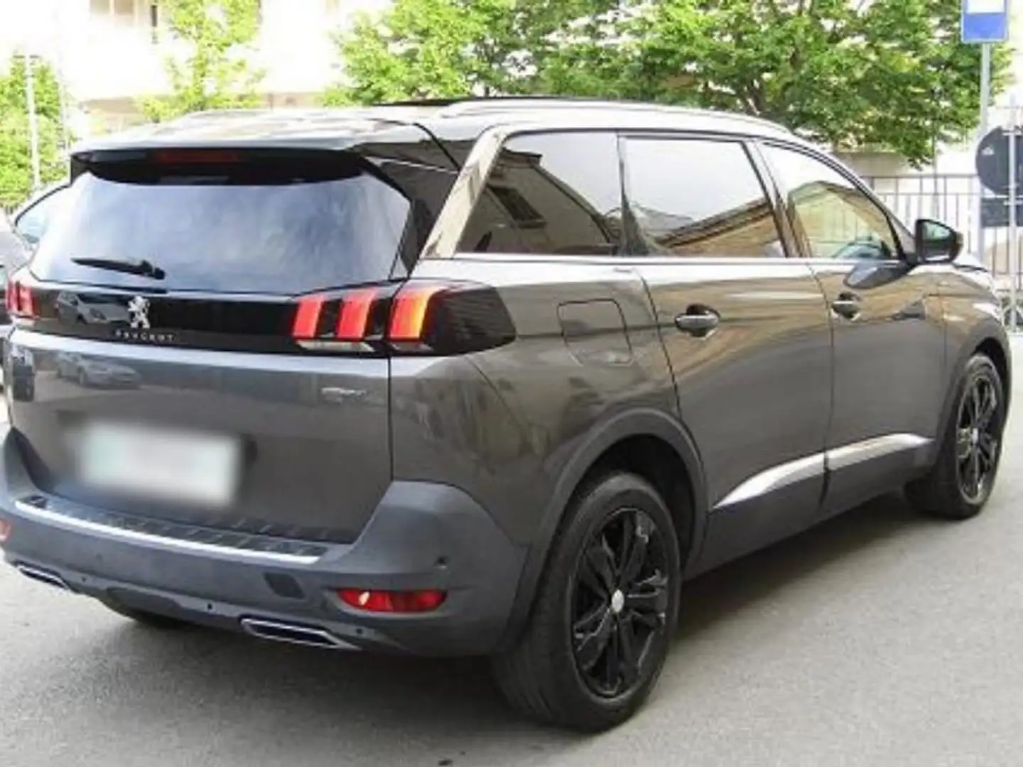 Peugeot 5008 5008 II 2016 1.6 bluehdi GT Line TETTO PANORAMICO Grigio - 2
