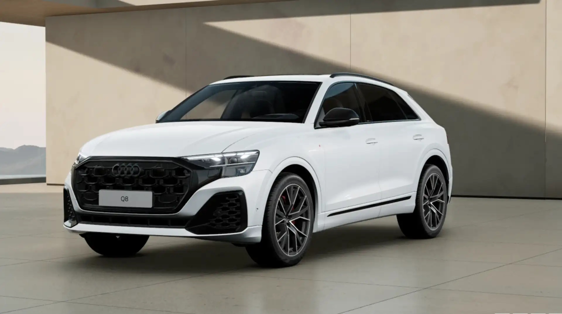 Audi Q8 50 TDI Black line quattro tiptronic Blanco - 1