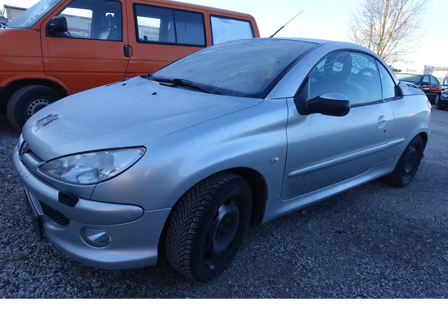 Peugeot 206 CC Platinum Klima Navi Leder Sitzh. Alu WR Silber - 1