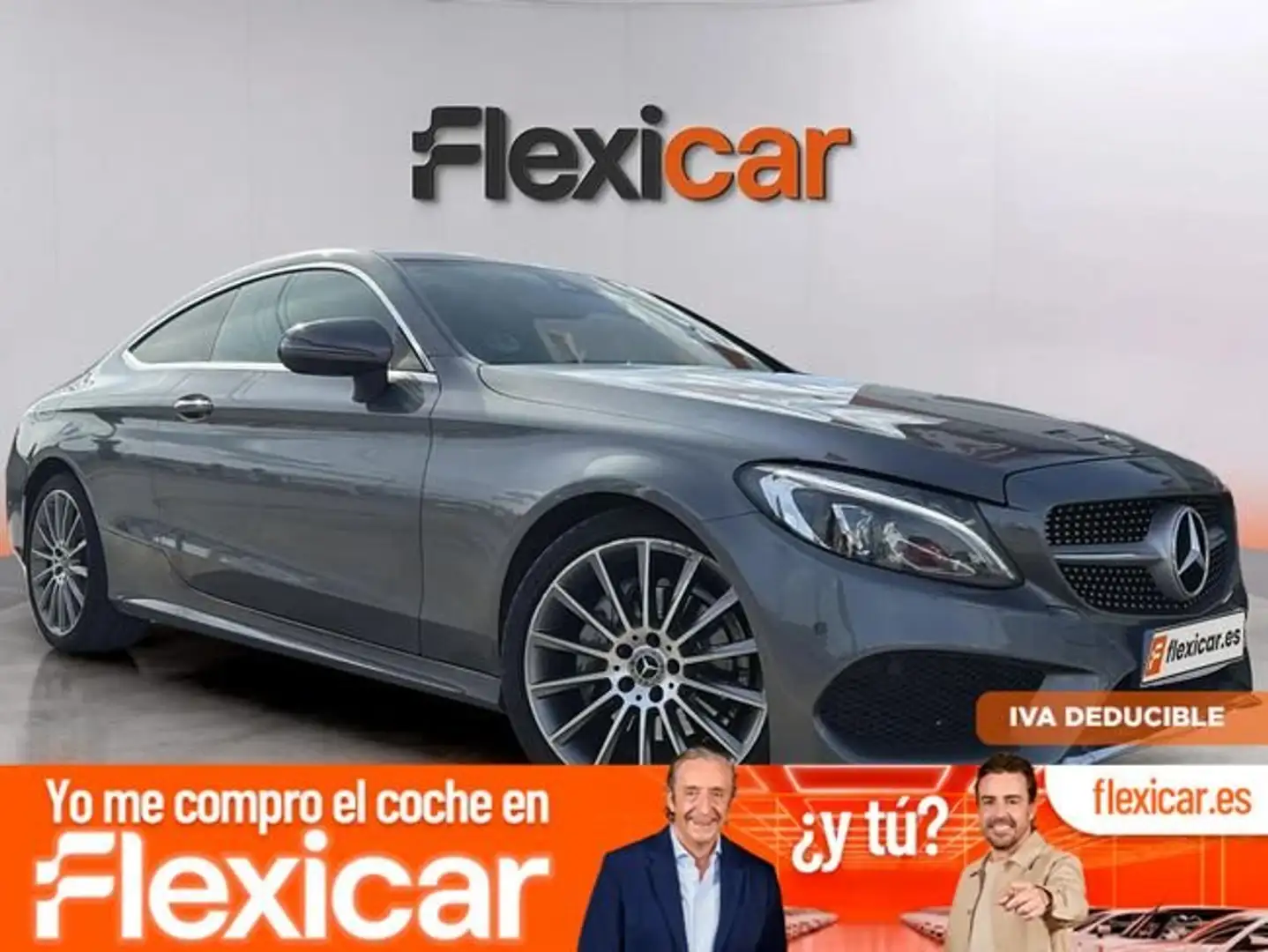 Mercedes-Benz C 220 Coupé d Gris - 1