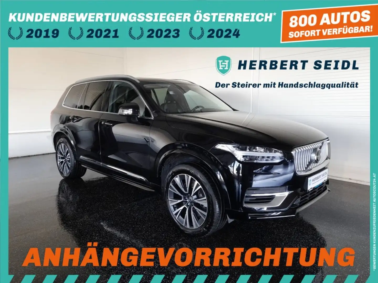 Volvo XC90 T8 INSCRIPTION EXPRESSION PHEV 4x4 Aut Schwarz - 1