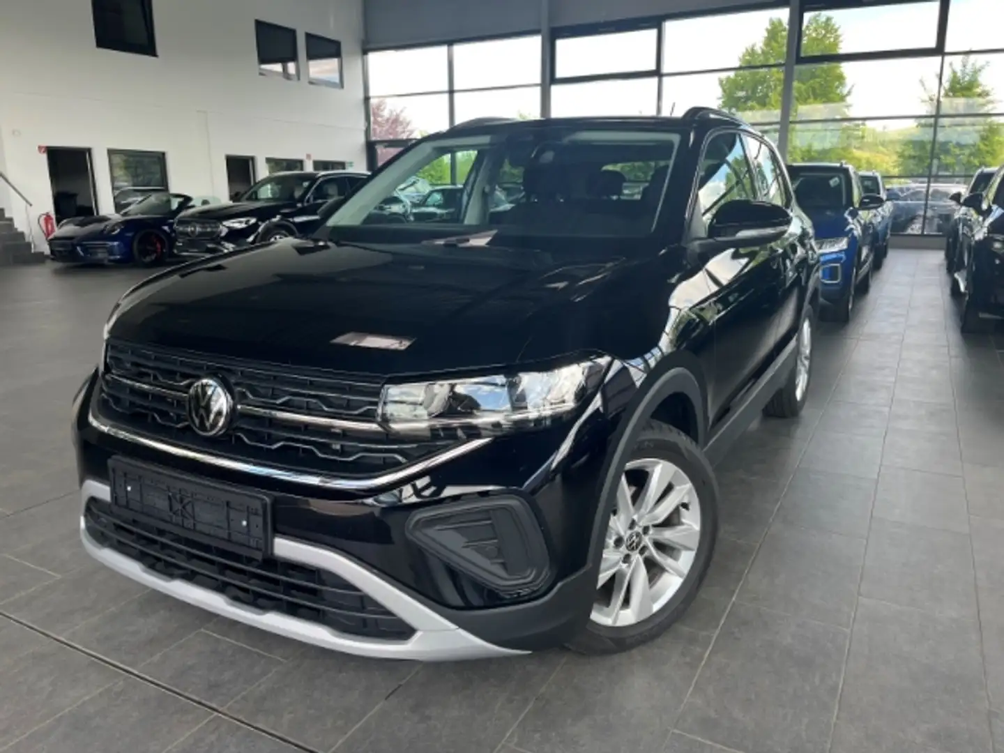 Volkswagen T-Cross 1.0 TSI Prime Navi LED Kamera SitzHZG APP Connect Zwart - 1
