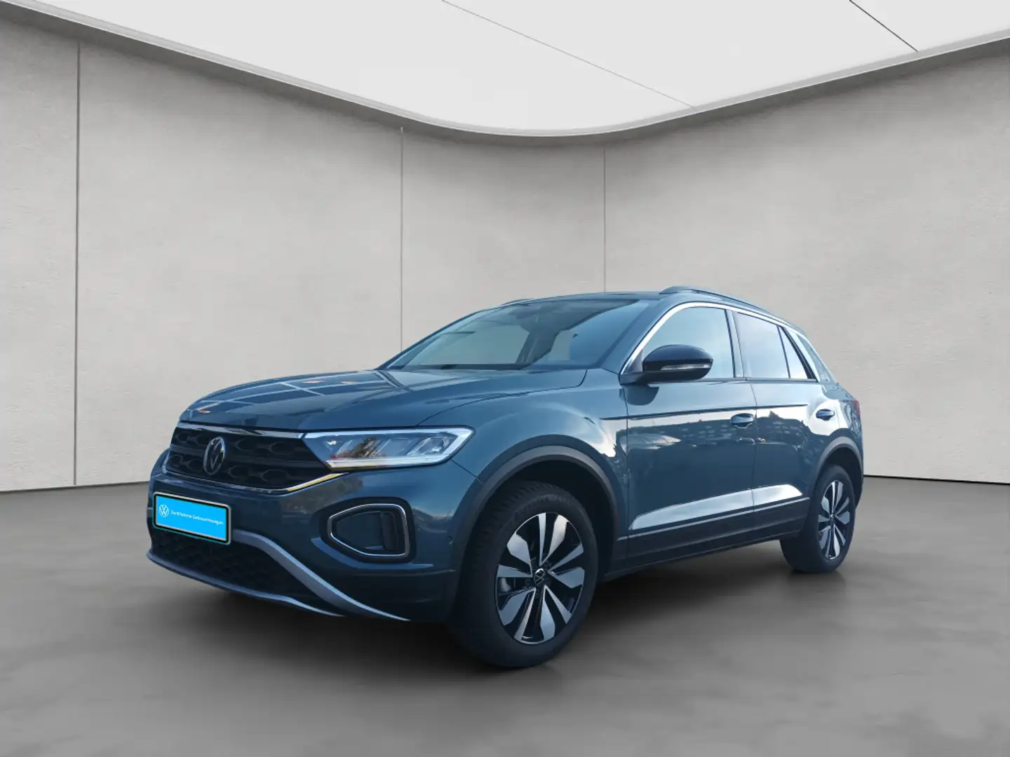 Volkswagen T-Roc Goal 1.0 TSI ACC/LED/Navi Blau - 2