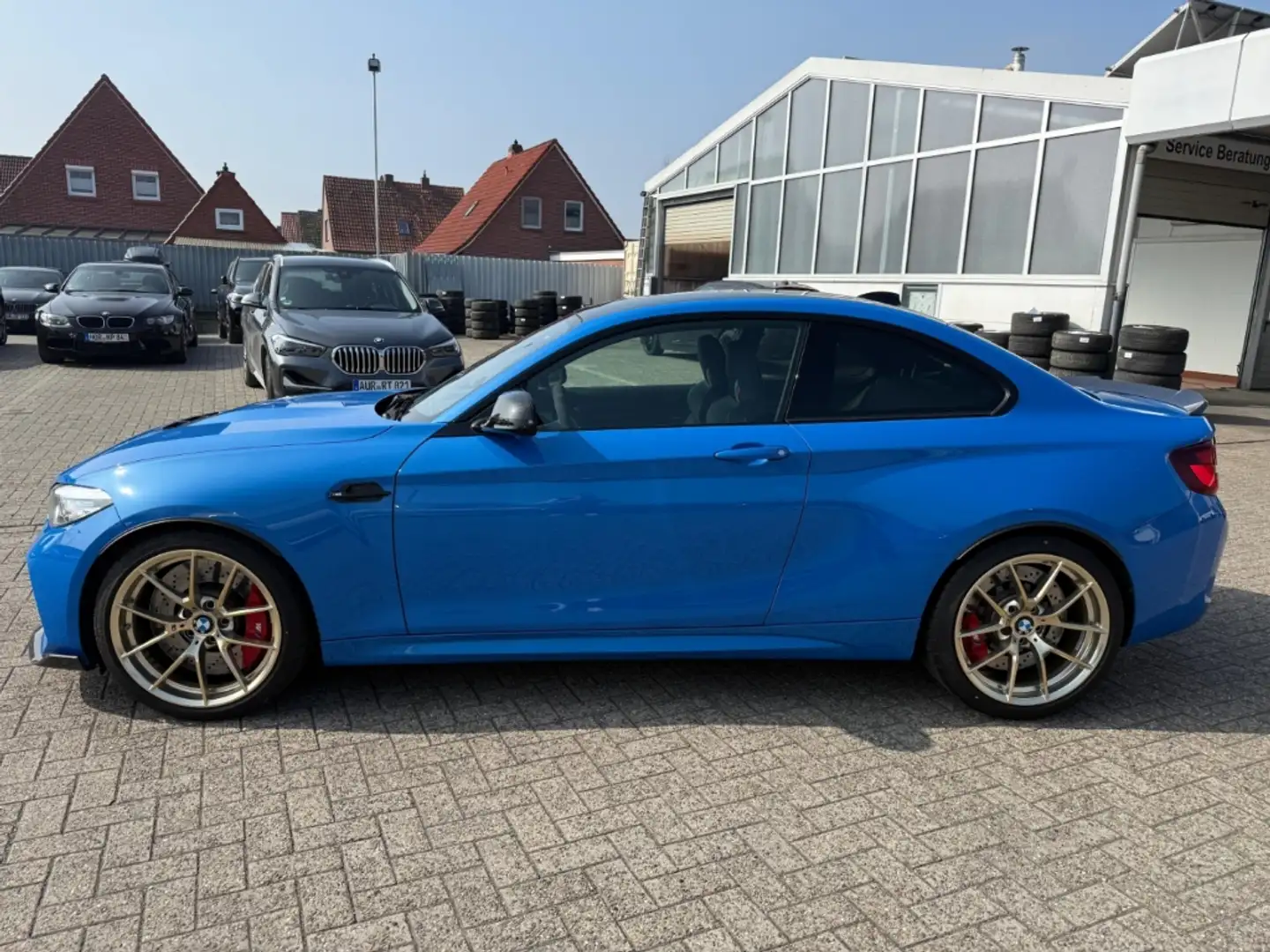 BMW M2 CS 1/2.200 Schalter Service neu  Schutzfolie kompl Blau - 2
