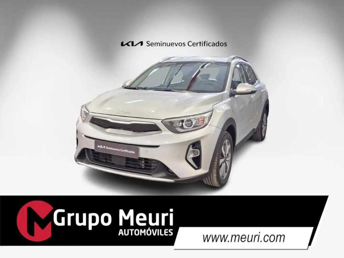 Kia Stonic 1.0 T-GDi MHEV iMT Drive Plus 100 Argent - 1