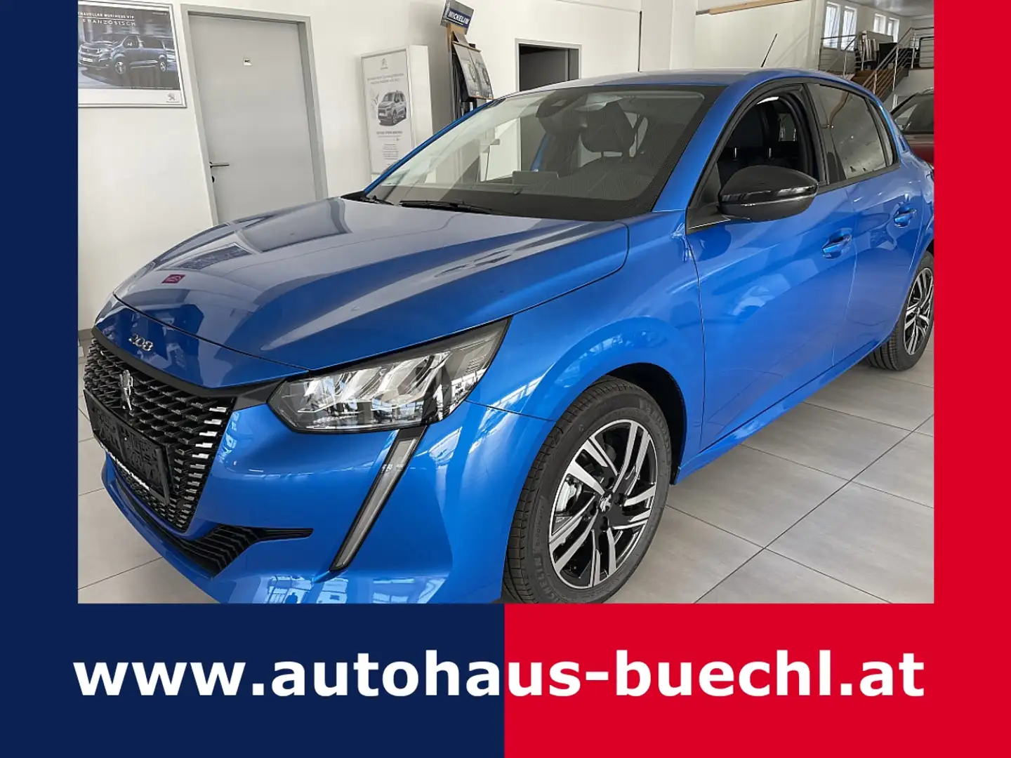 Peugeot 208 Allure Pack PureTech 100 S&S Blau - 1