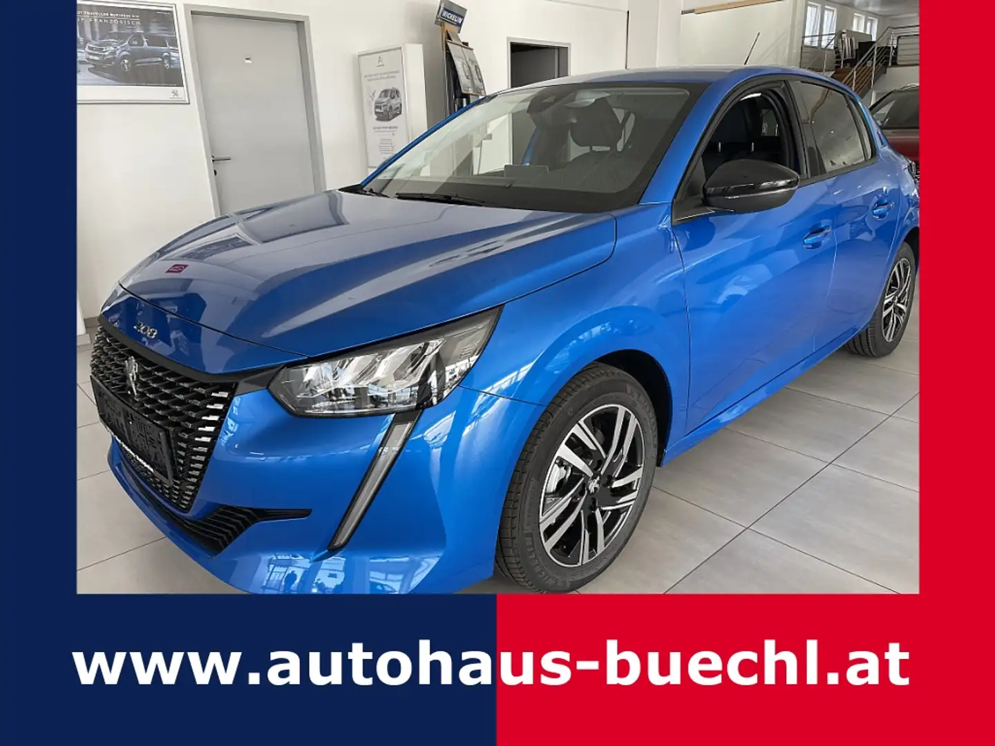 Peugeot 208 Allure Pack PureTech 100 S&S Blau - 1